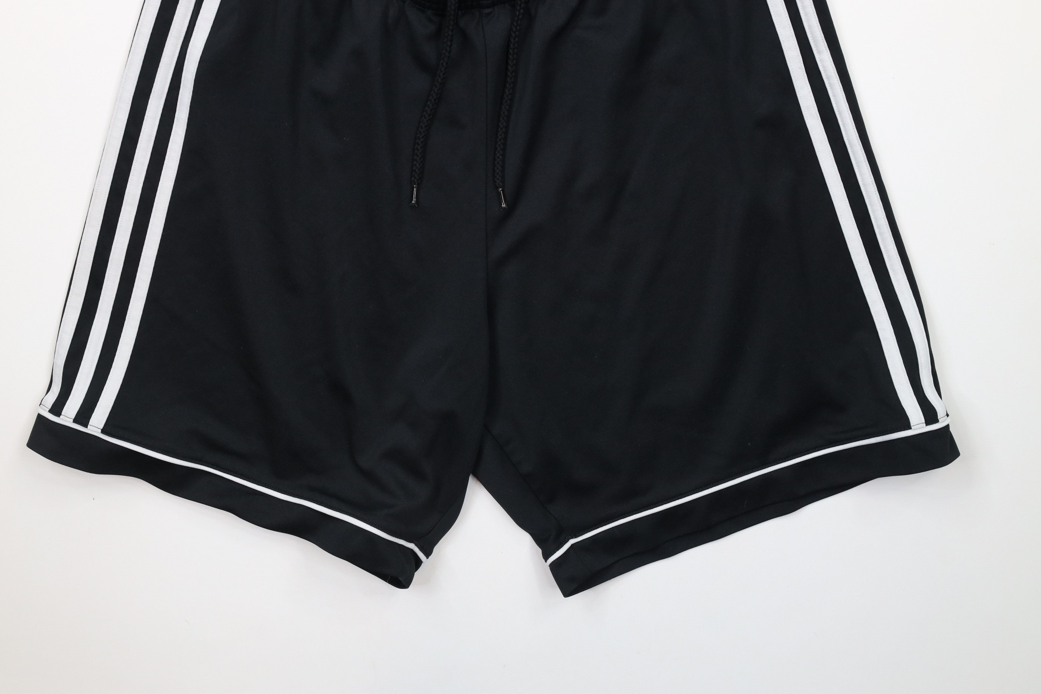 Adidas × Vintage Vintage Adidas Striped Running Jogging Soccer Shorts Black Size US 34 / EU 50 - 4 Thumbnail