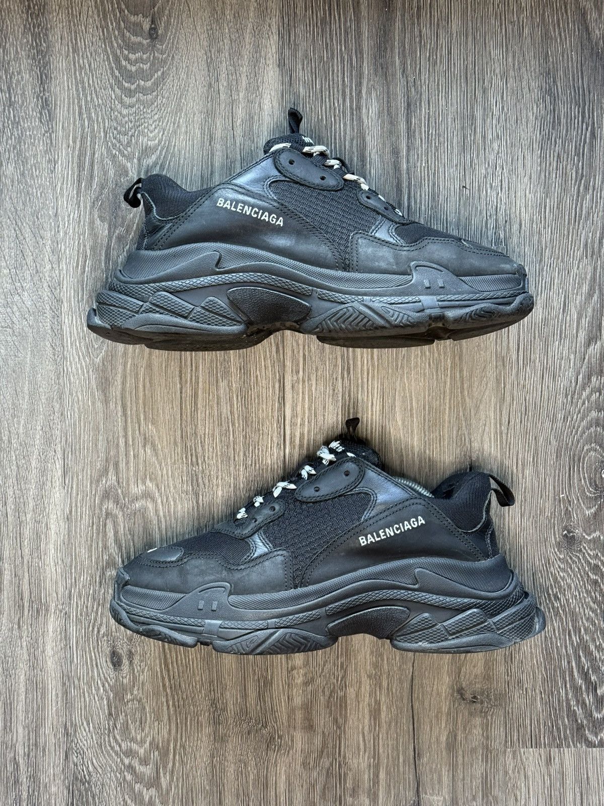 Balenciaga Balenciaga Triple S triple black Grailed