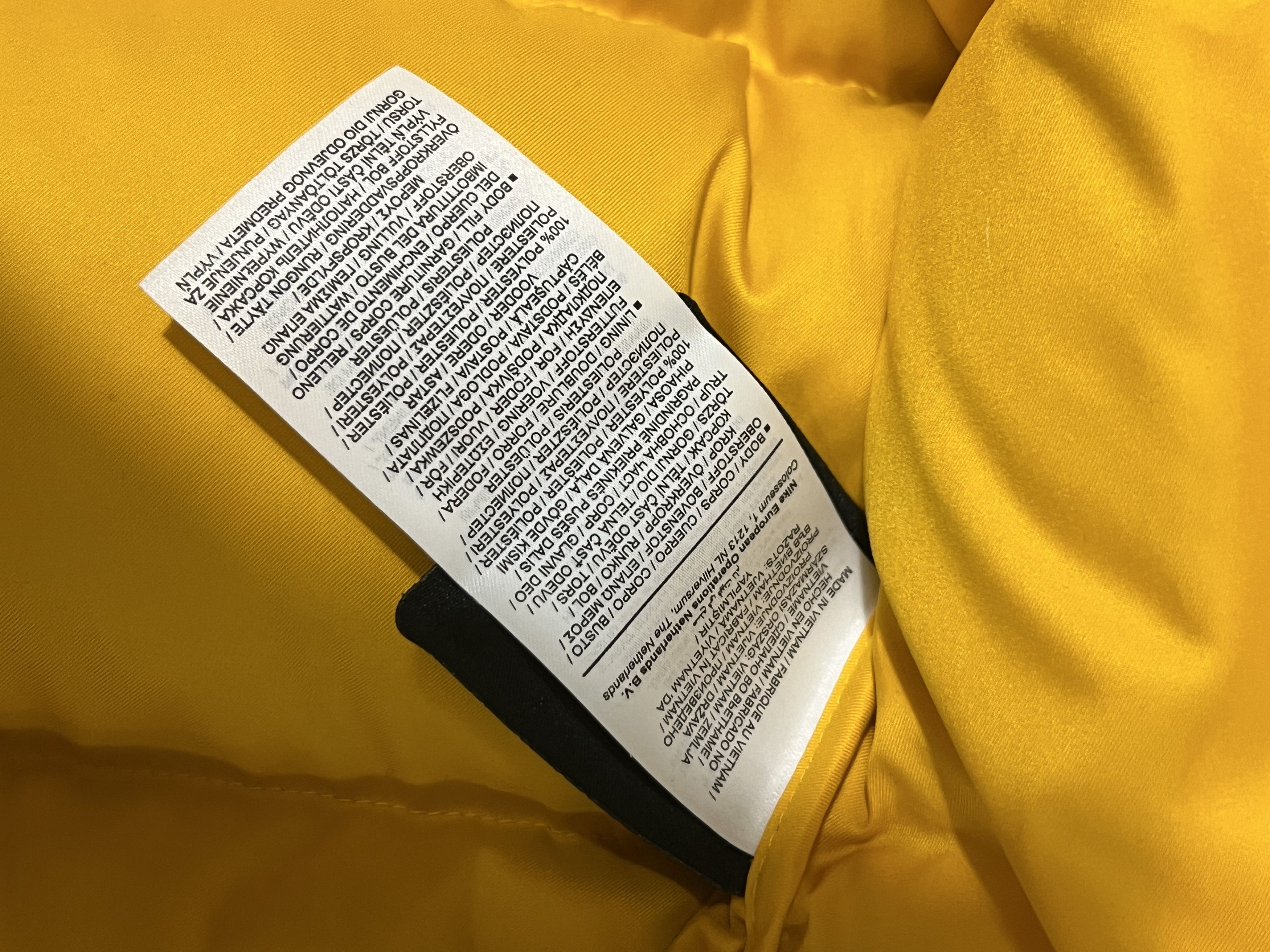 Drake Nike x NOCTA Yellow Sunset Puffer Jacket Size US M / EU 48-50 / 2 - 7 Thumbnail