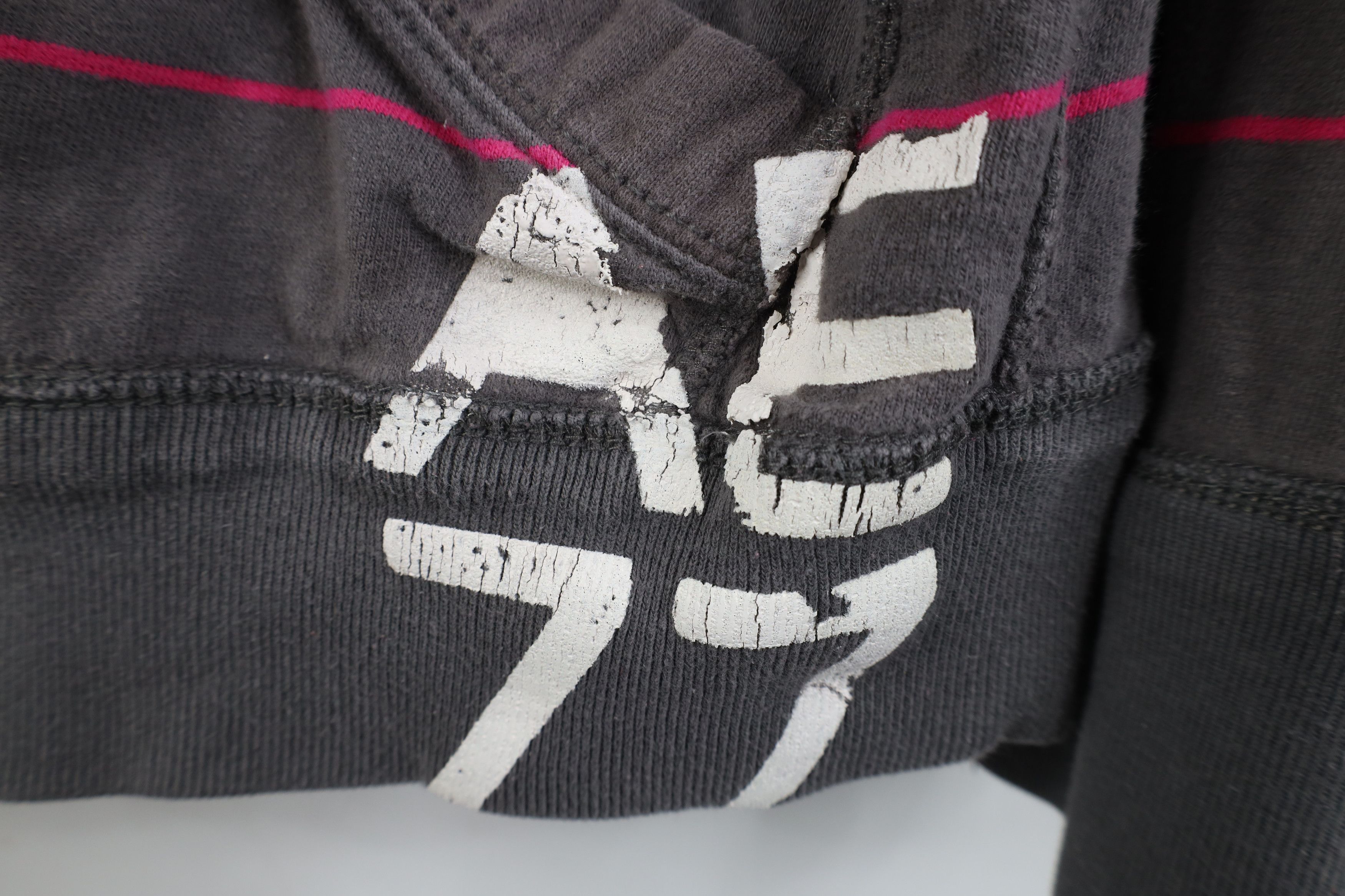 American Eagle Outfitters Vintage 90s Y2K American Eagle Striped Zip Hoodie Sweatshirt Size L / US 10 / IT 46 - 4 Thumbnail