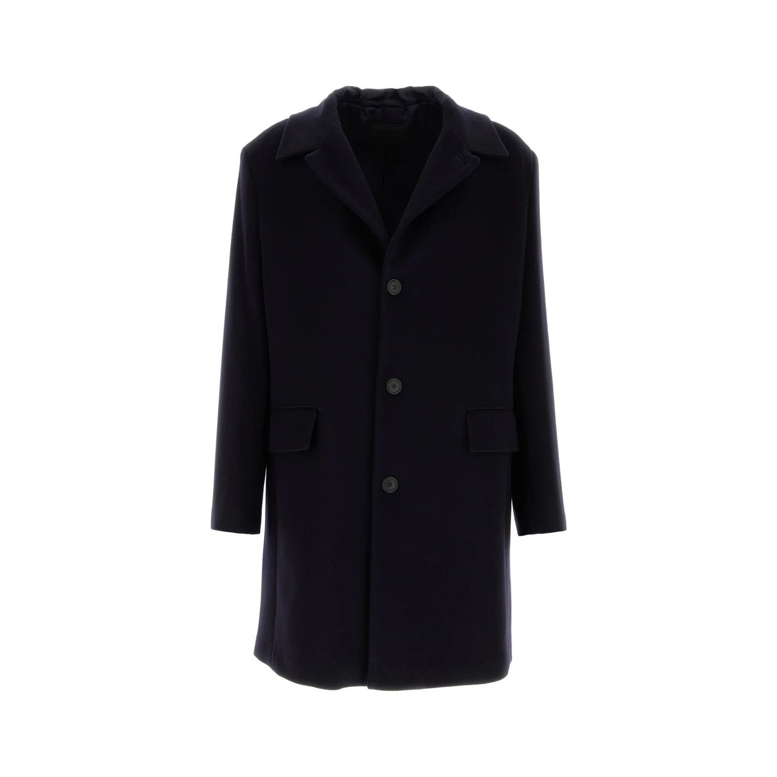 PRADA Midnight Blue Wool Blend Coat New & Authentic (Men's s