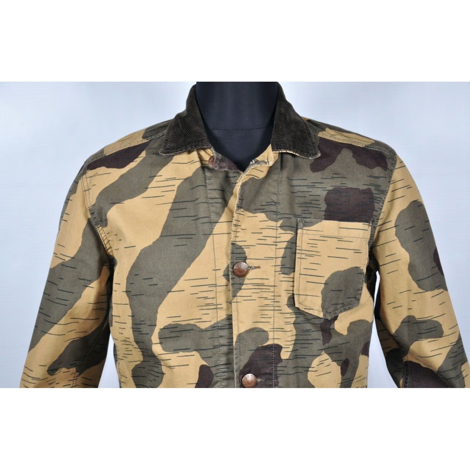 Edwin EDWIN Road Lined Jacket Camouflage Men's M Jacket Adult M Multicolor Camouflage Cotton 20%Wool 35%Acryl 45%Polyester Casual Mens Size US M / EU 48-50 / 2 - 3 Thumbnail