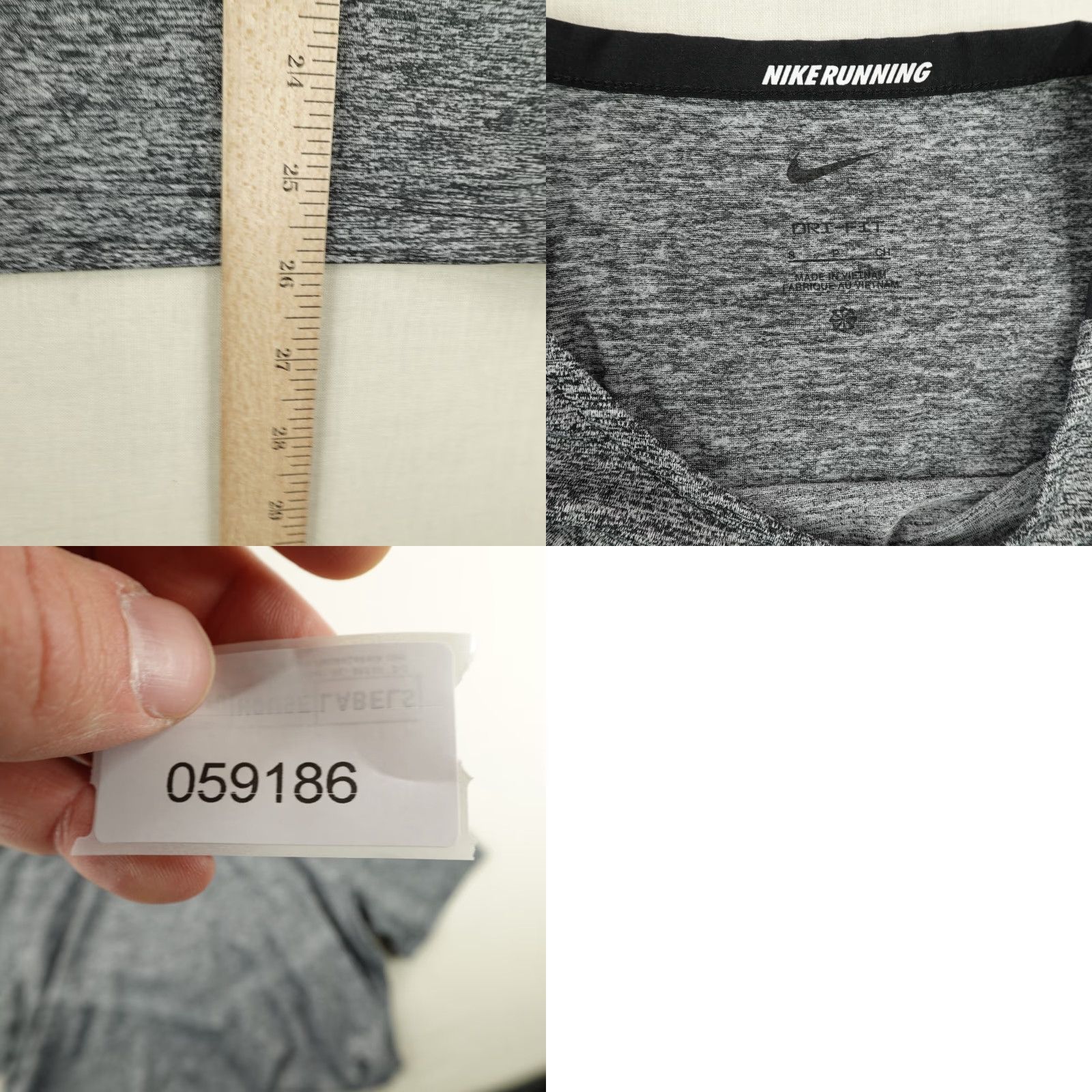 Nike VINTAGE Nike Dri-FIT Shirt Mens Small Gray Size US S / EU 44-46 / 1 - 8 Thumbnail