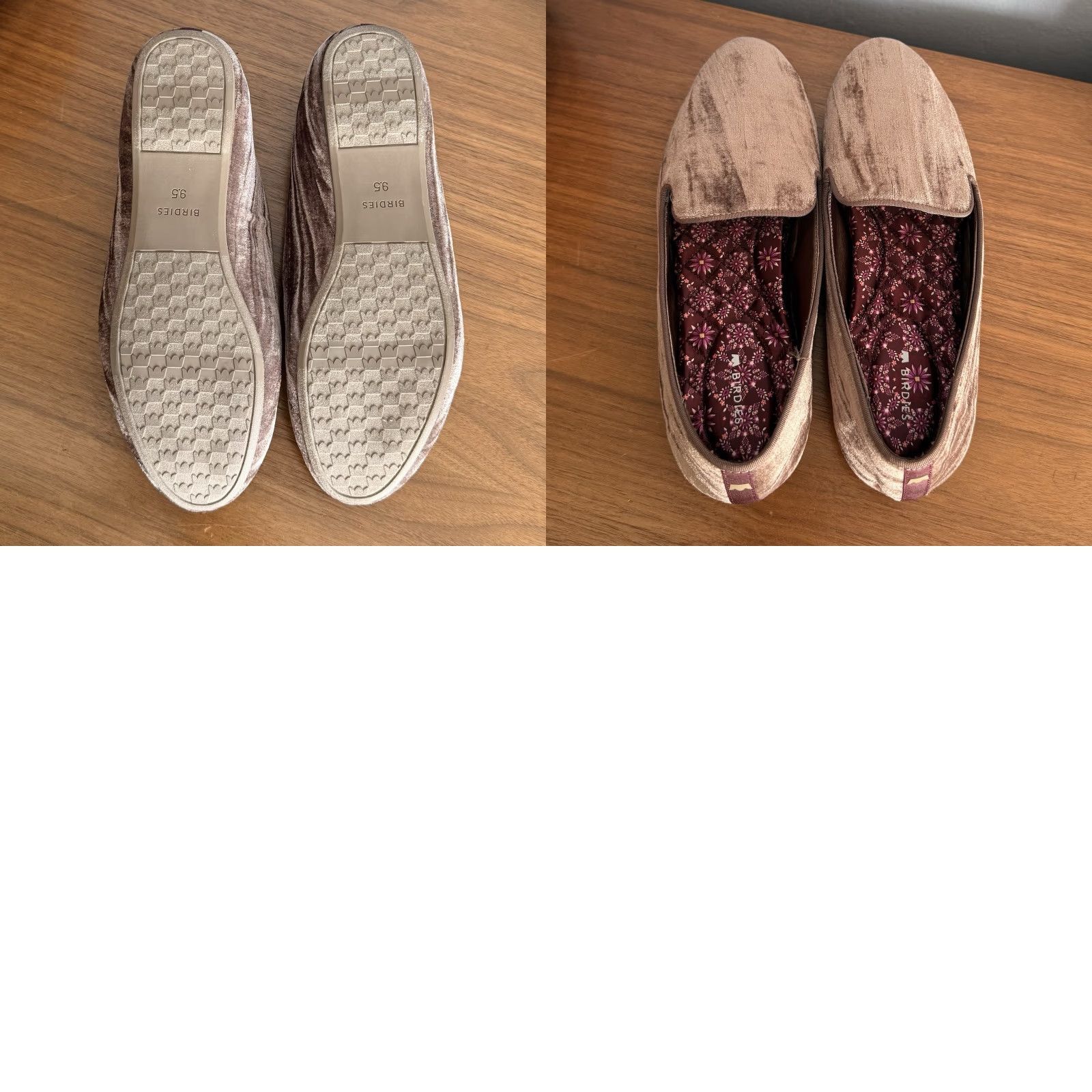 Velvet Birdies The Starling Flats Loafer Moonstone Crushed Velvet Size 9.5 Brown Velvet Flat Womens Shoes Mens no Size US 10 / IT 40 - 8 Thumbnail