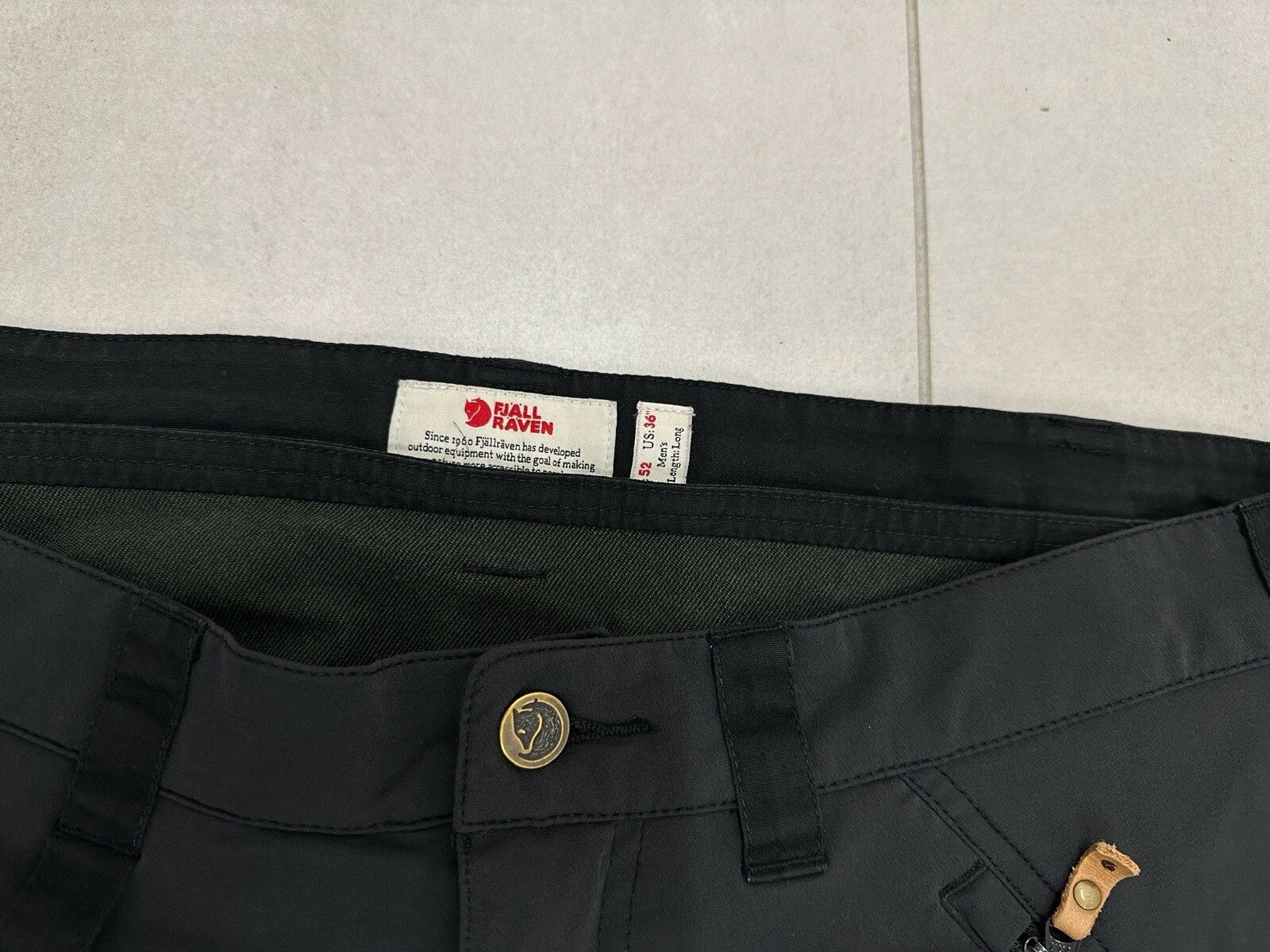 Fjallraven Fjallraven Abisko Trousers G-1000 Men Hiking Active Outdoor Size US 36 / EU 52 - 8 Thumbnail