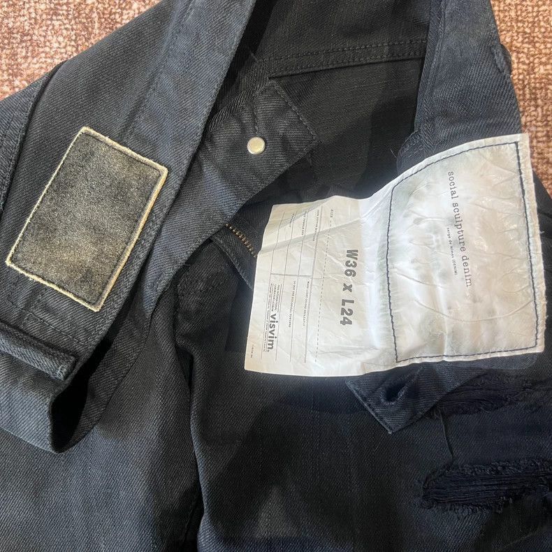 Visvim VISVIM Black Casual Pants with Distressed Design-2506 Size US 36 / EU 52 - 4 Thumbnail