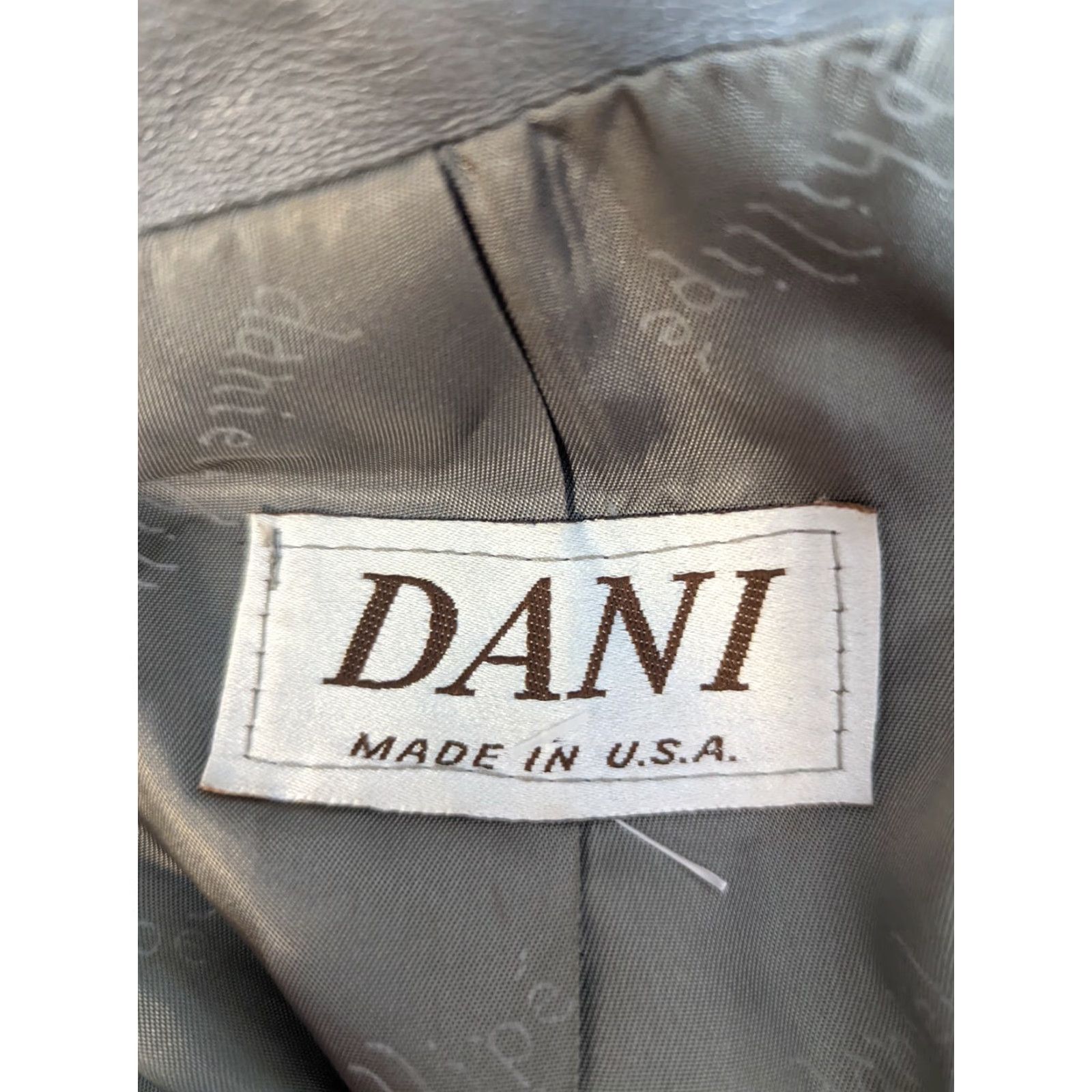 Vintage VINTAGE Dani Belted Leather Tie Waist Coat Jacket Gray L Women’s Coat Size L / US 10 / IT 46 - 2 Thumbnail