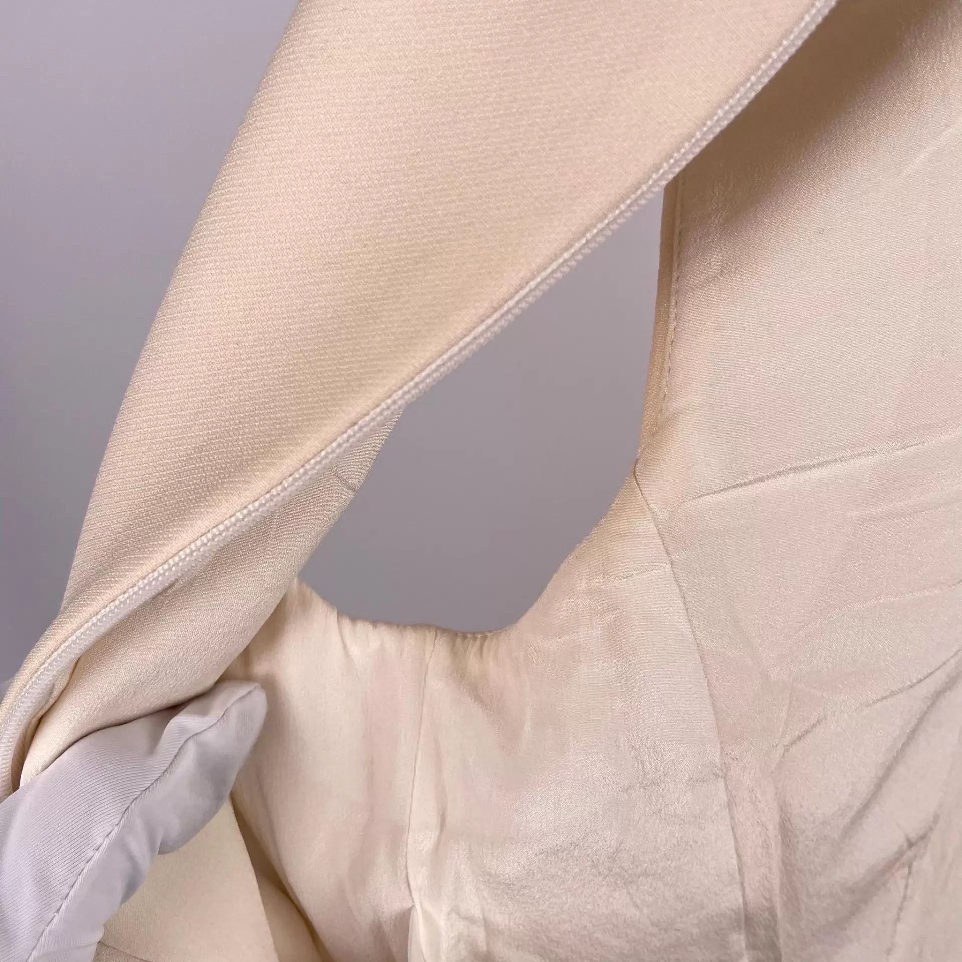 Dior Dior pale yellow wool silk dress 34 Size XS / US 0-2 / IT 36-38 - 8 Thumbnail
