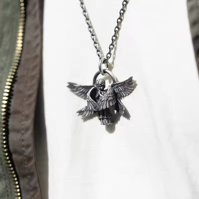 Jewelry Angel Necklace Punk Chain Size ONE SIZE - 2 Thumbnail