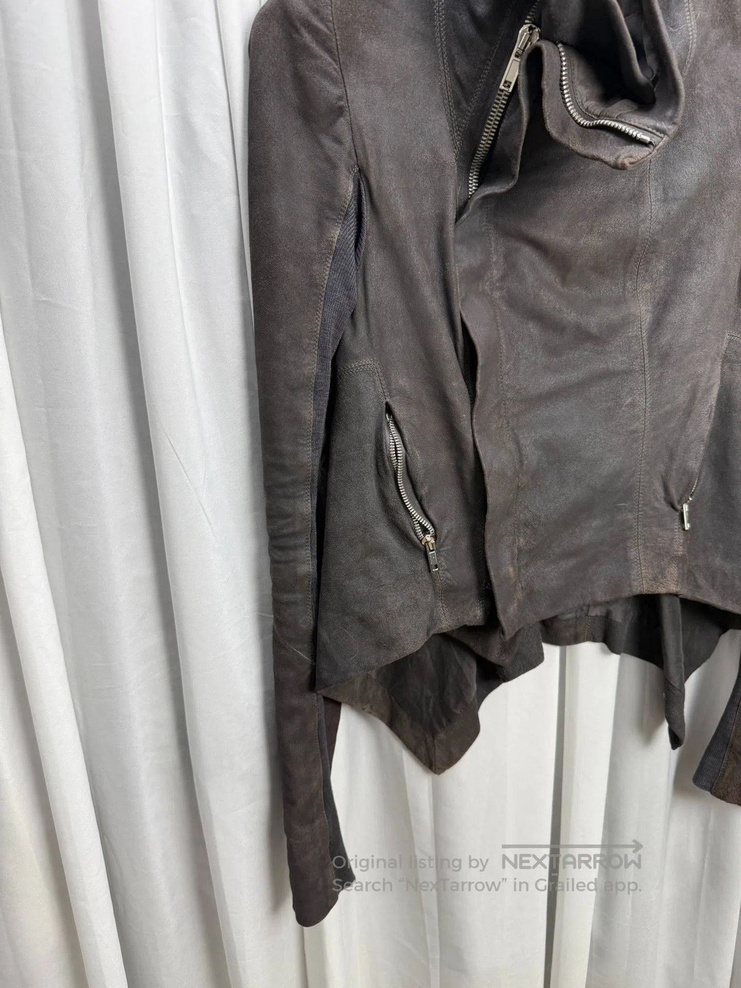 Rick Owens Rick Owens Distressed Sheepskin Jacket 40. Size US XXS / EU 40 - 2 Thumbnail
