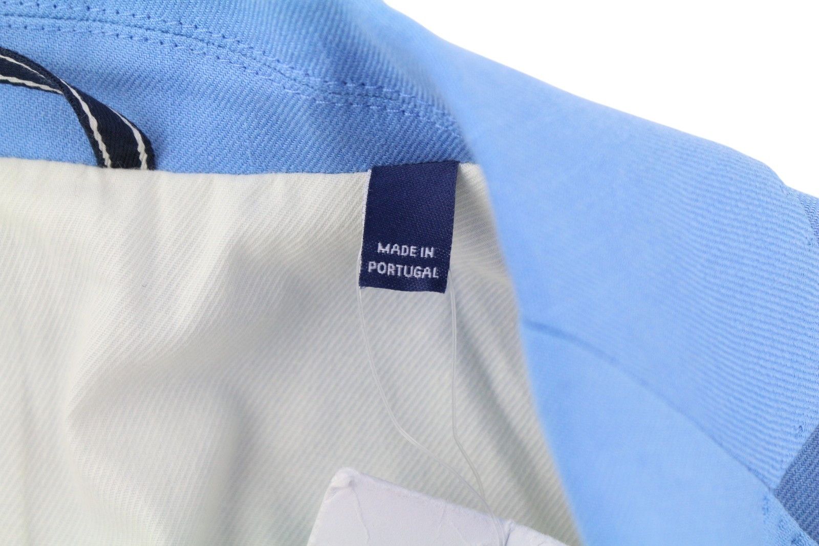 Gant EU34 Blue Linen Blend Notch Lapel Blazer 85315 Size XS / US 0-2 / IT 36-38 - 7 Thumbnail