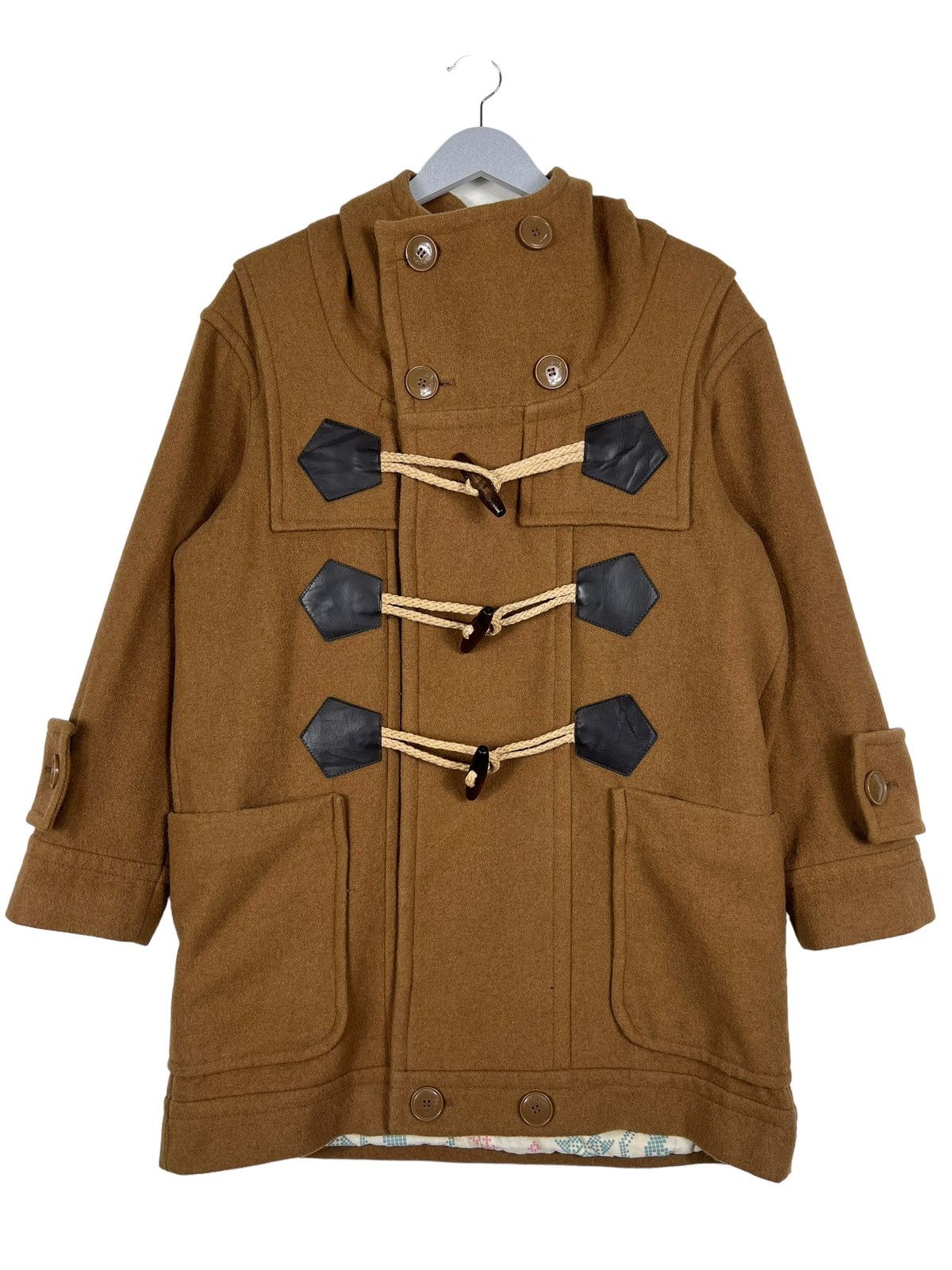CABANE de ZUCCa 🔥 NE-NET WOOL DUFFEL HOODIE JACKET Size US S / EU 44-46 / 1 - 1 Thumbnail