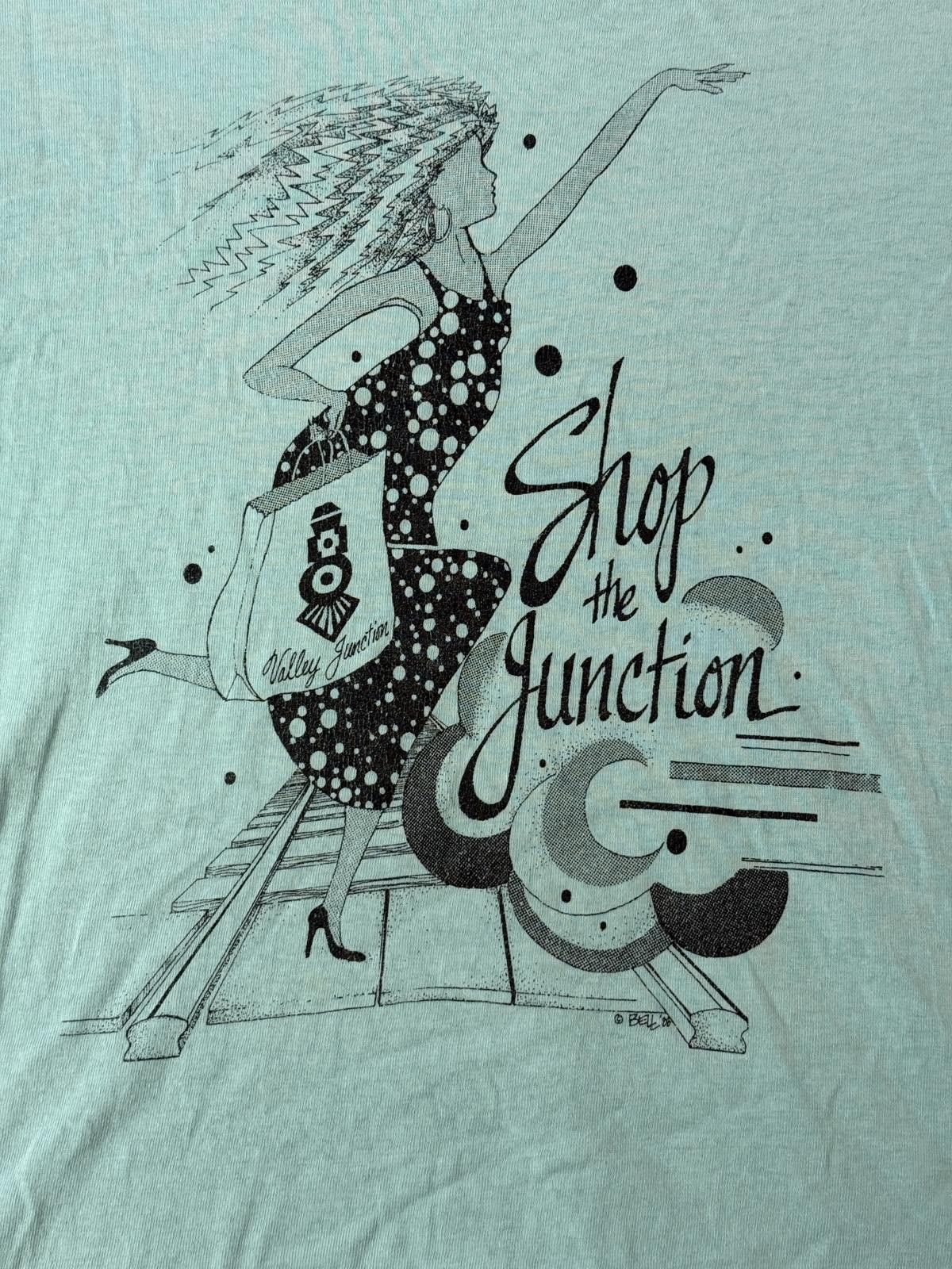 Fruit Of The Loom VTG Valley Junction Iowa T-shirt 1988 Shop the Junction -L Size US L / EU 52-54 / 3 - 3 Thumbnail