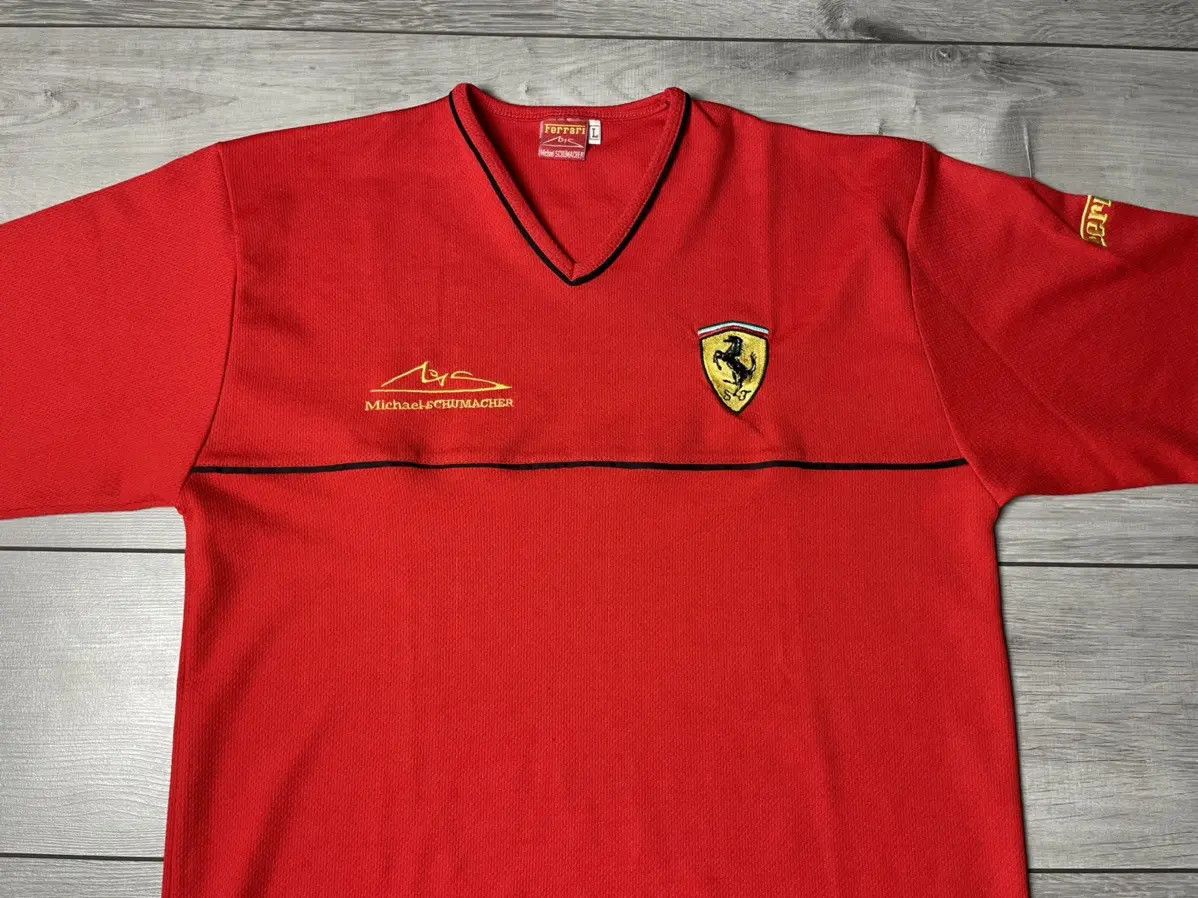 Ferrari Michael Schumacher jersey vintage band tee size Large Size US L / EU 52-54 / 3 - 3 Thumbnail