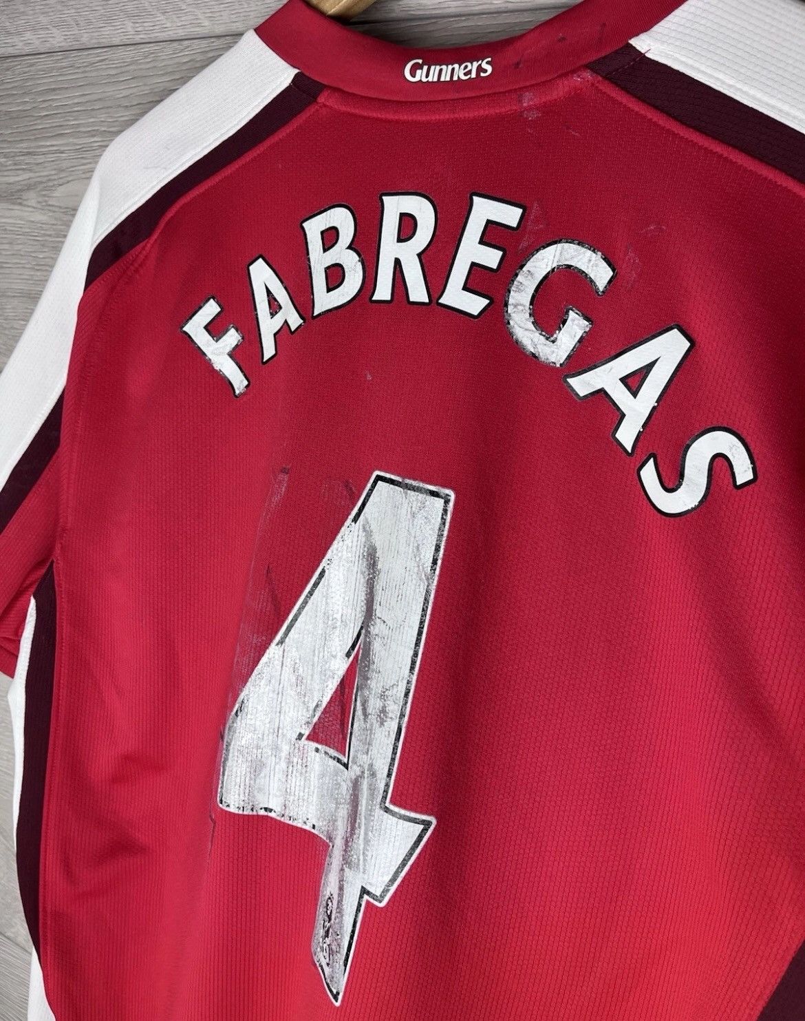 Nike Vintage soccer jerseys FC Arsenal Nike #4 Fabregas dri-fit Size US M / EU 48-50 / 2 - 14 Thumbnail