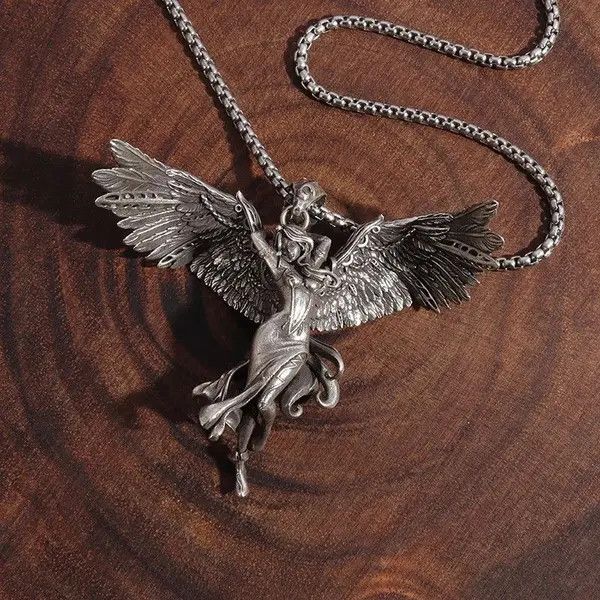 Jewelry Sexy Goddess Angel Pendant Necklace Size ONE SIZE - 6 Thumbnail
