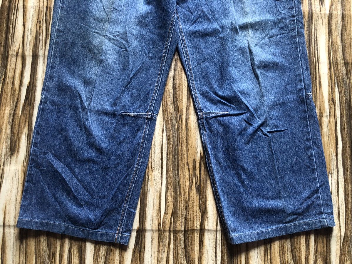 Hobo Grail🔥 Y2K Hobo Baggy Denim Embroidery Fubu Size US 34 / EU 50 - 4 Thumbnail