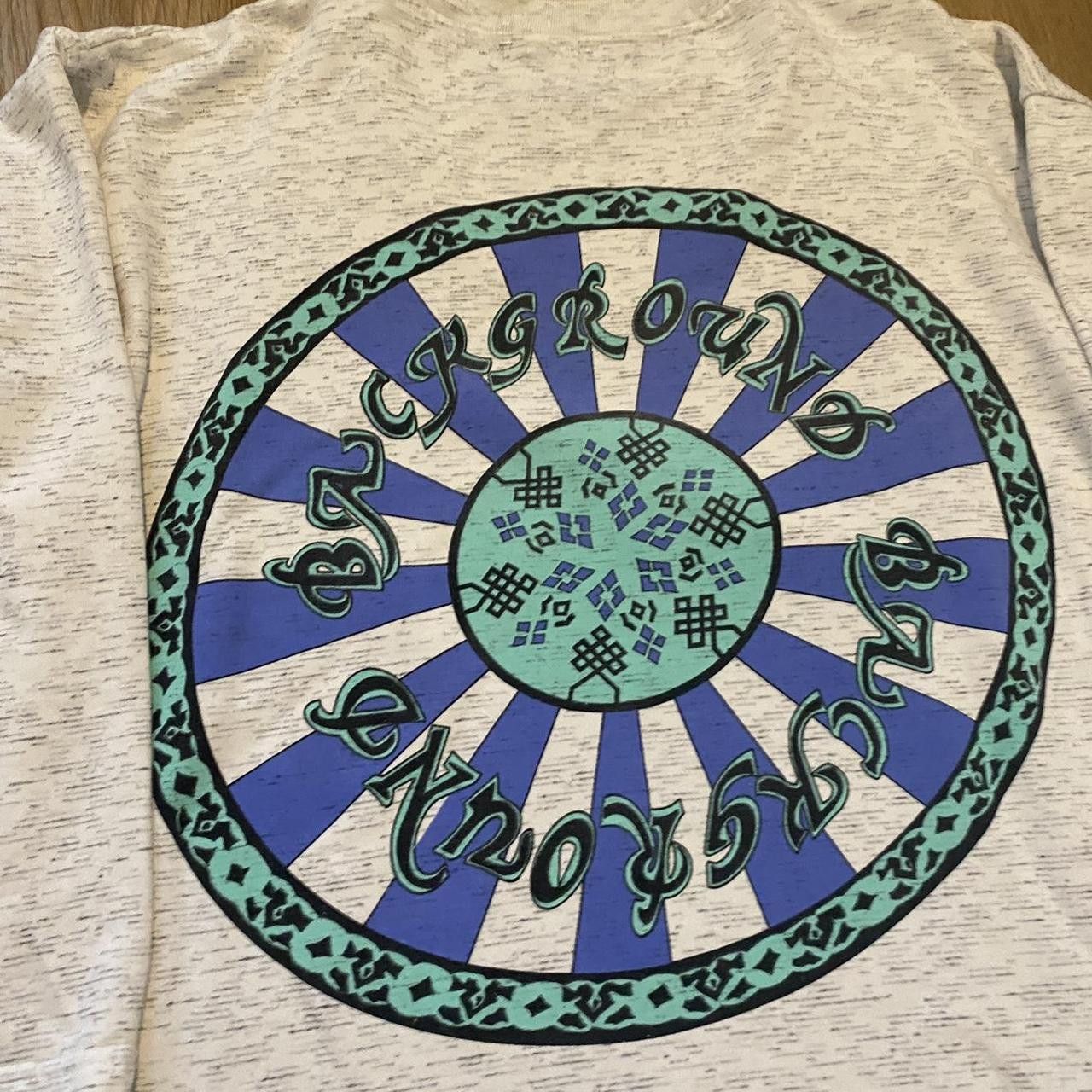 Other Grey and blue long sleeve skater shirt with a unique Size US XL / EU 56 / 4 - 3 Thumbnail