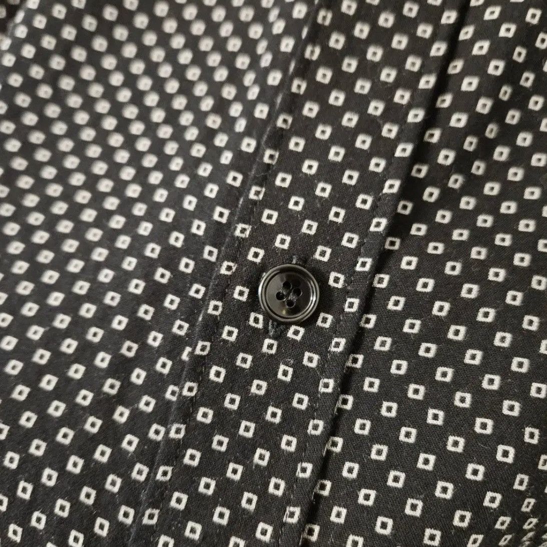 Celine Celine Hedi Slimane Square Dot Viscose Shirts Size US S / EU 44-46 / 1 - 4 Thumbnail