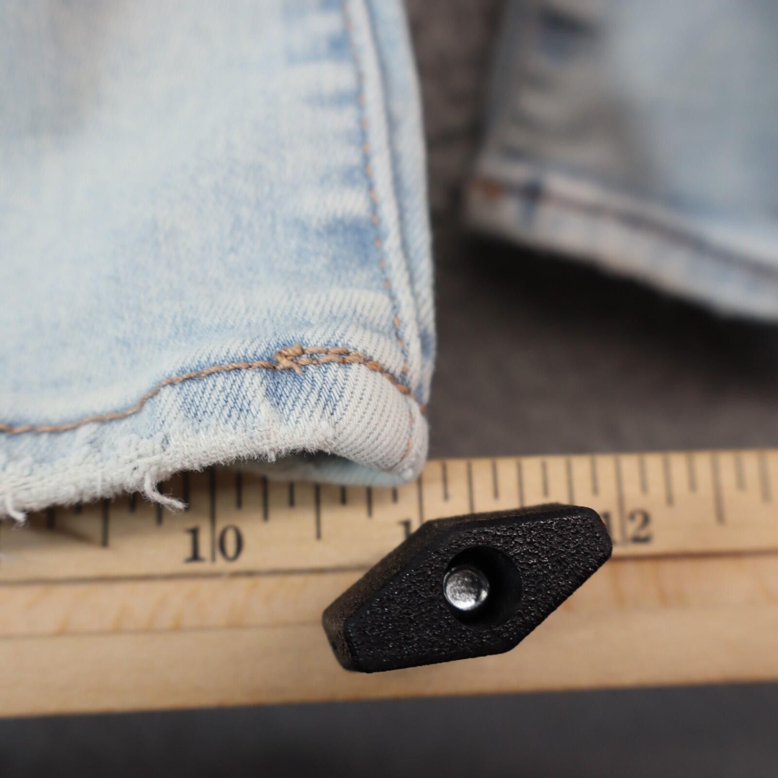 American Eagle Outfitters American Eagle sz 14 Next Level Stretch Jean Distress Button Size 36" / US 14 / IT 50 - 7 Thumbnail