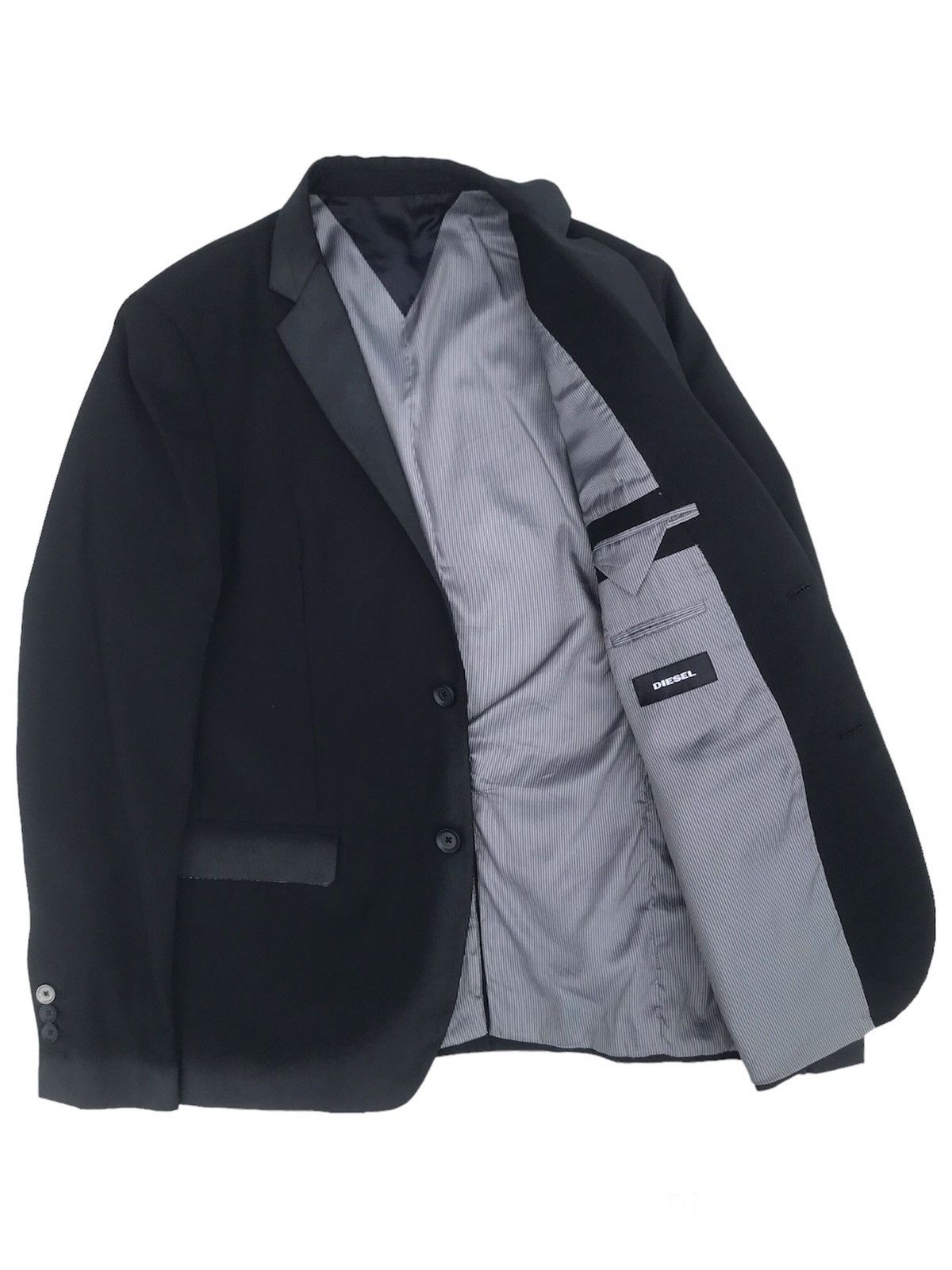 Diesel × Diesel Black Gold Diesel Spray Shaded Blazer Size 50 Size US L / EU 52-54 / 3 - 5 Thumbnail