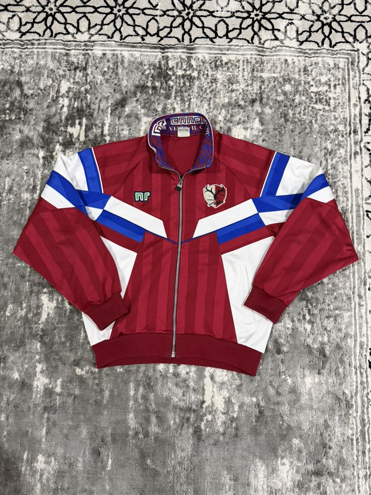Japanese Brand Vintage Kashima Antlers jacket Ennerre Size US L / EU 52-54 / 3 - 1 Thumbnail