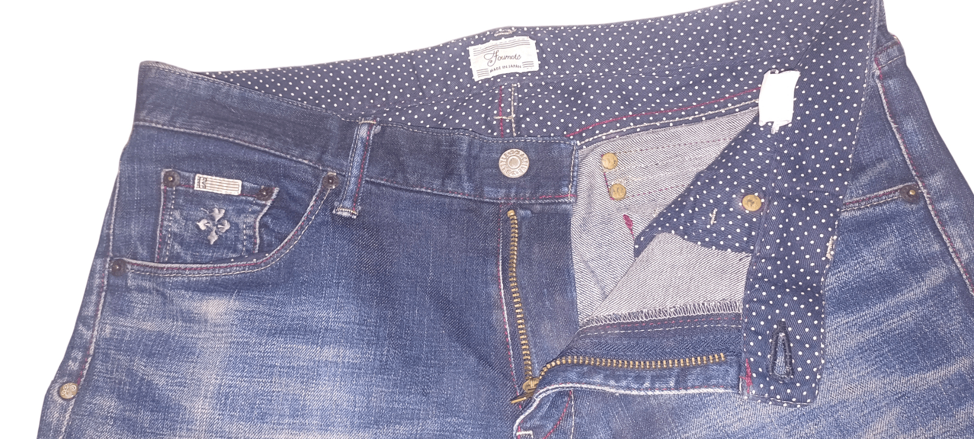 Japanese Brand Four Note Rare Jeans Size US 36 / EU 52 - 7 Thumbnail