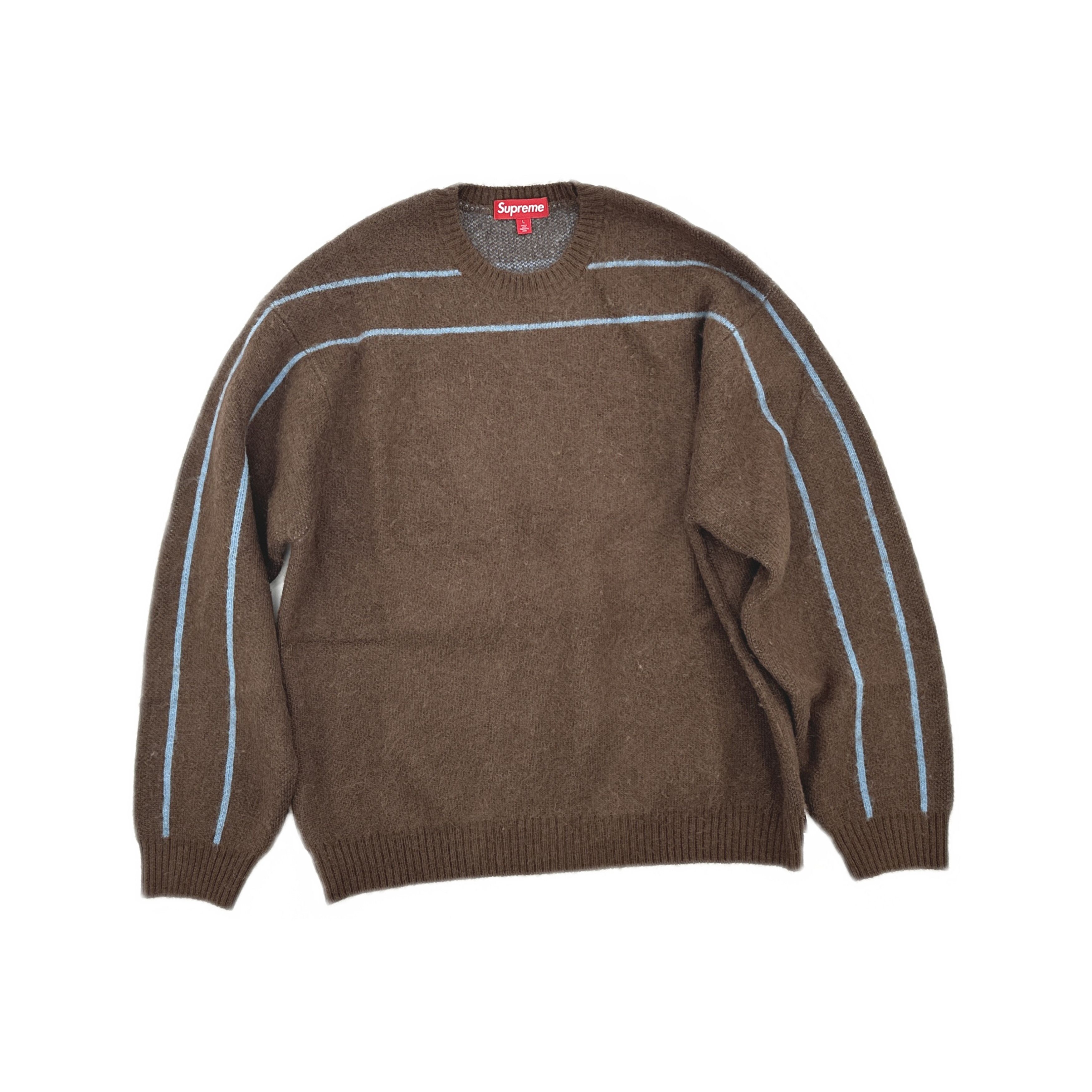 Supreme RARE SAMPLE* SUPREME®/SMURFS™ SWEATER SIZE L | Grailed