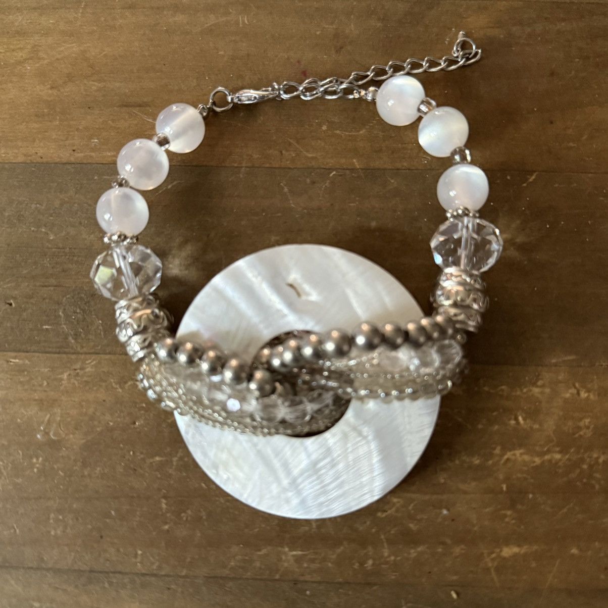 Other Bella Del Mar chunky mother of pearl statement jewelry set Size ONE SIZE - 7 Thumbnail