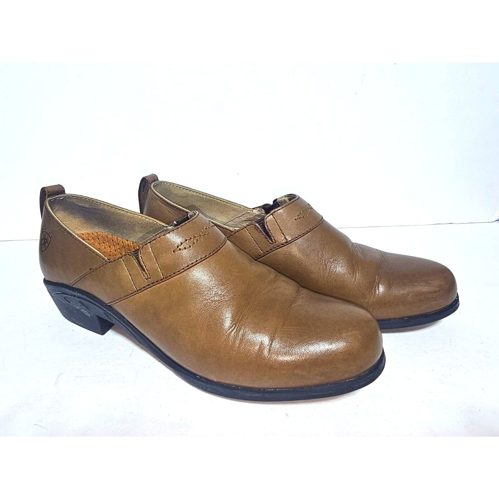Ariat Ariat Leather Clog Mule Western Distressed Womens Size 9 B Size US 9 / IT 39 - 3 Thumbnail