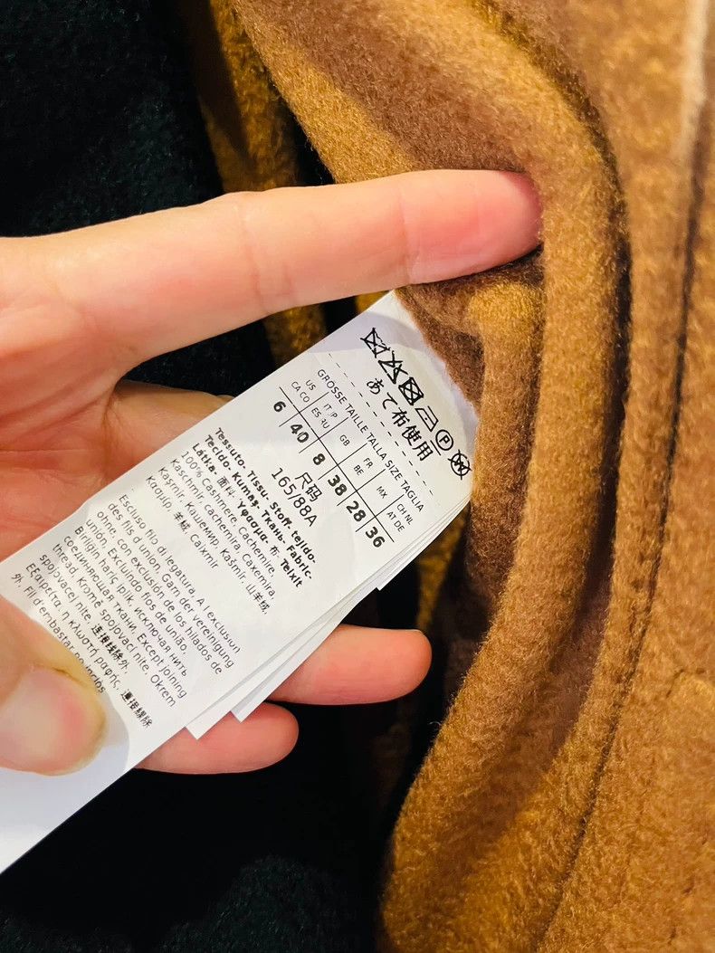 Max Mara Max Mara Black Caramel New Cashmere Coat Size M / US 6-8 / IT 42-44 - 7 Thumbnail