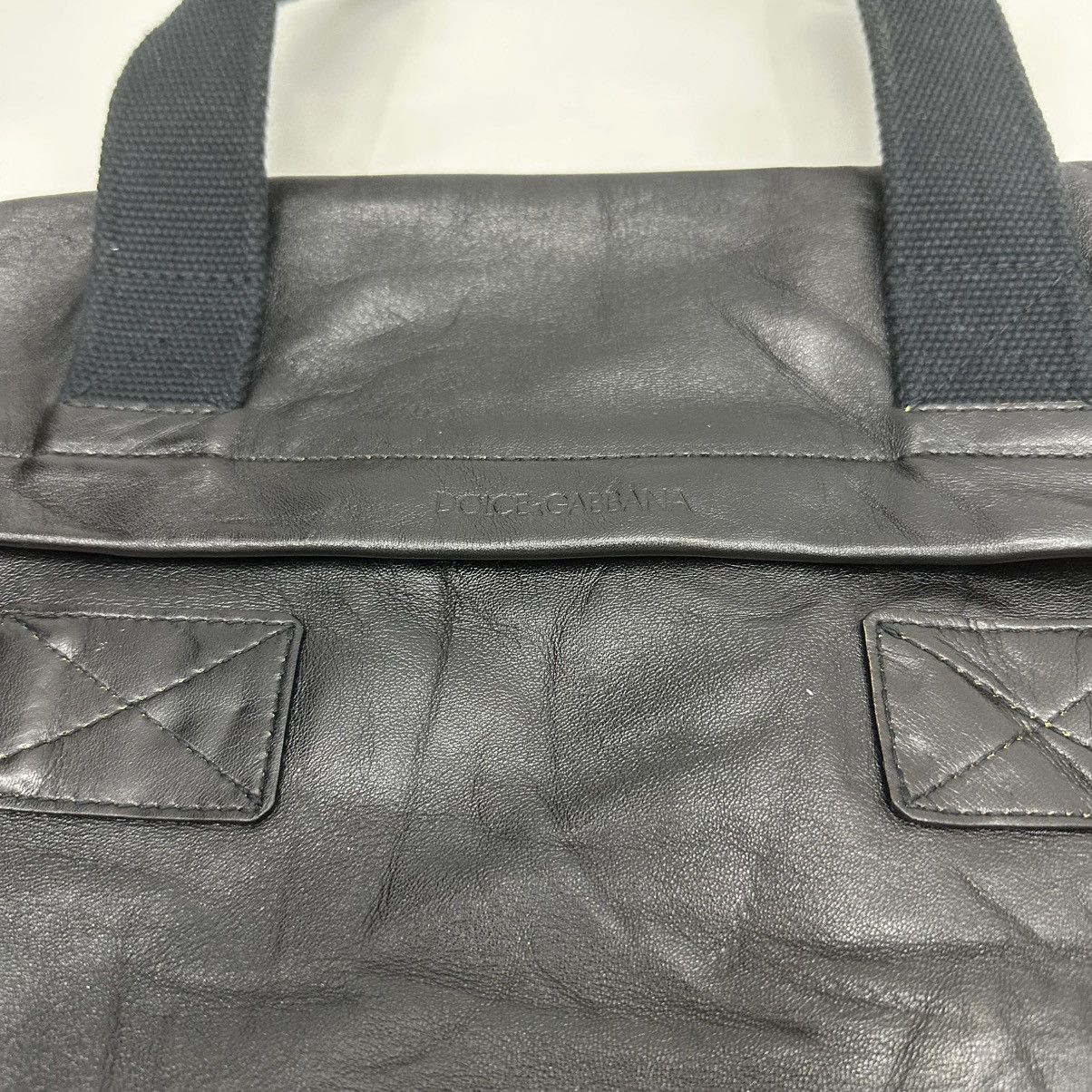 Dolce & Gabbana ‼️YES‼️D&G TACTICAL REVERSIBLE CARRY TOTE BAG LEATHER CANVAS Size ONE SIZE - 11 Thumbnail