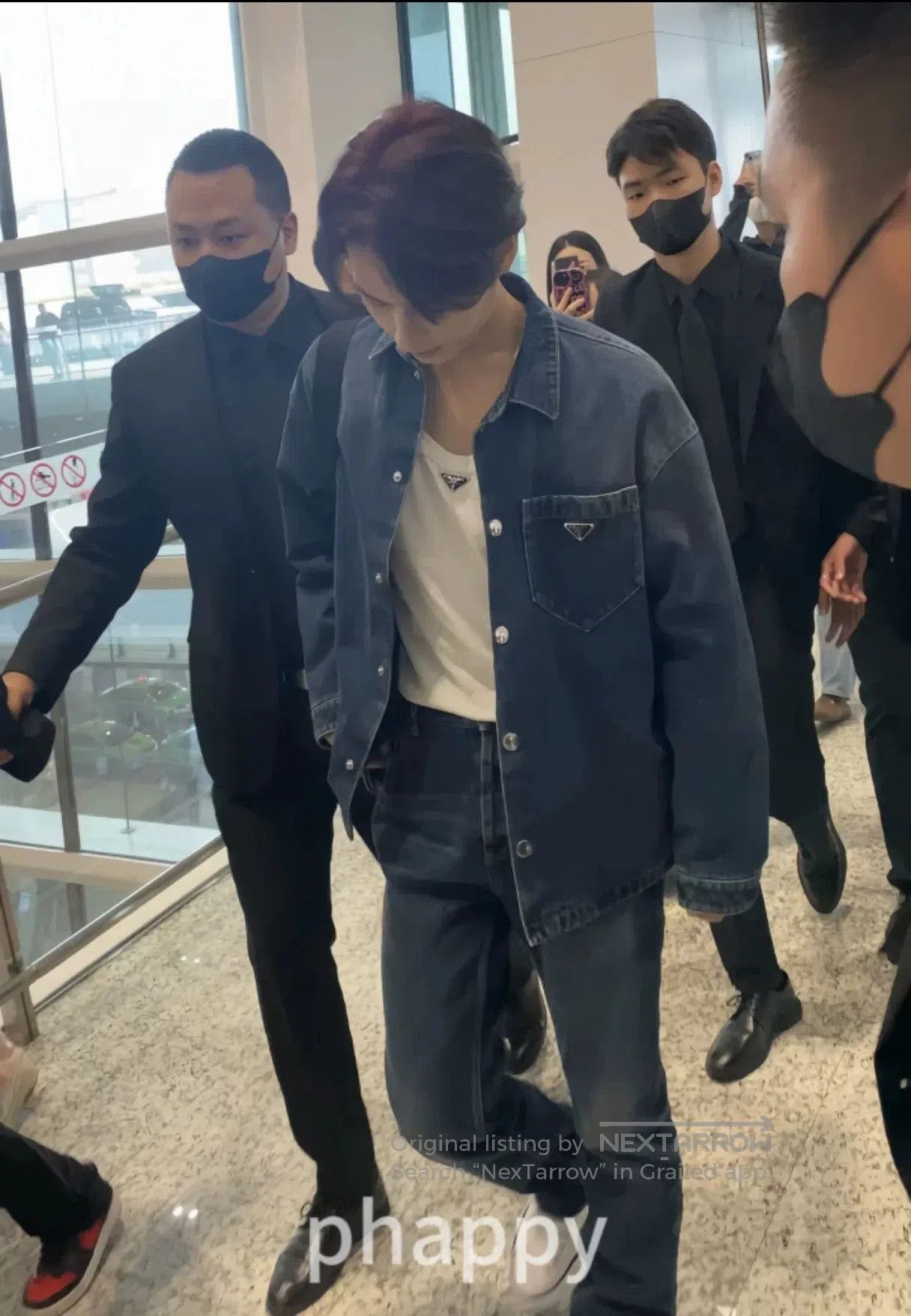 Prada Prada 2025 Washed Denim Shirt Jacket. Size US XL / EU 56 / 4 - 6 Thumbnail