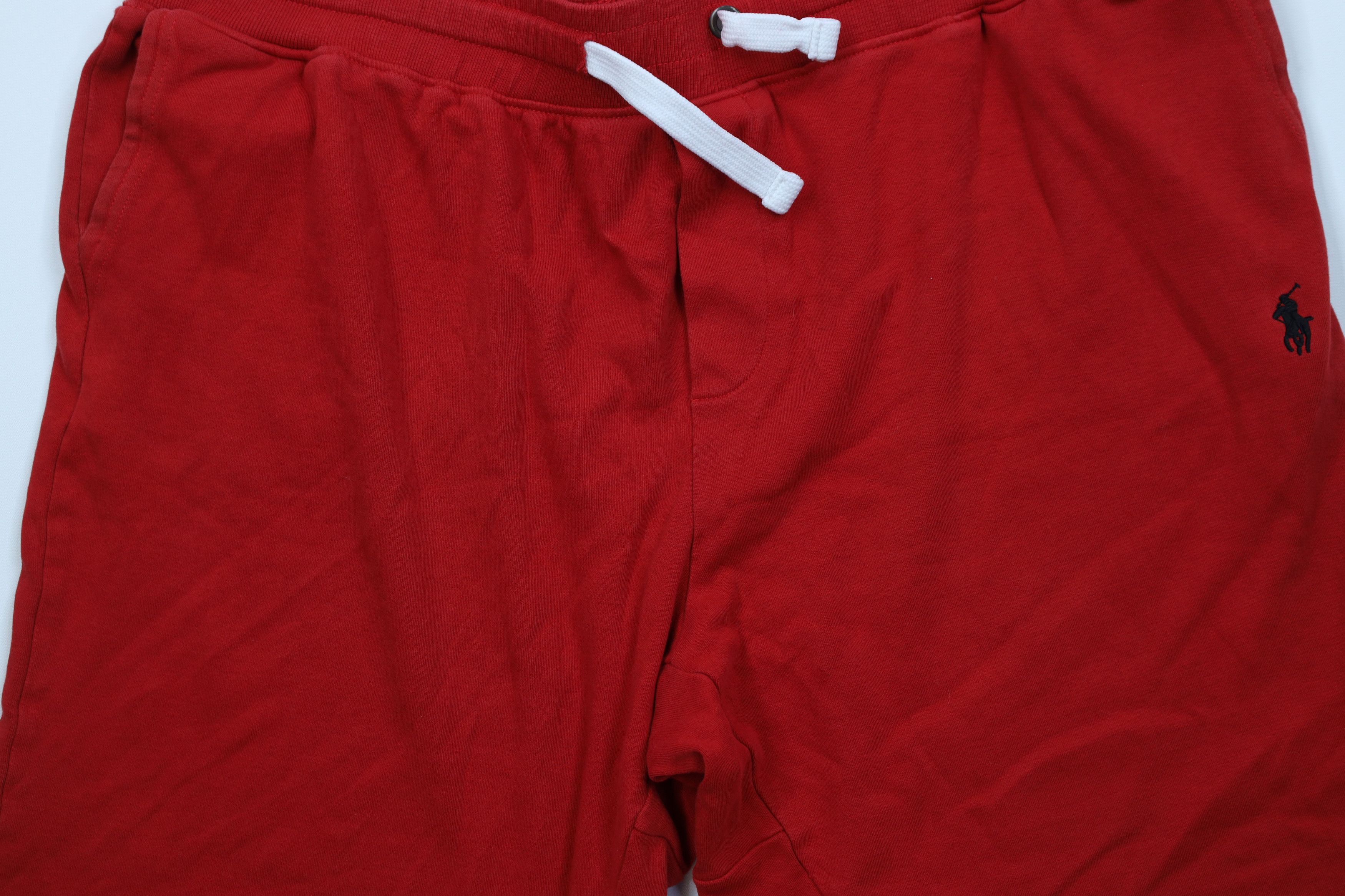 Polo Ralph Lauren Vintage Y2K Ralph Lauren Faded Knit Above Knee Shorts Red Size US 38 / EU 54 - 3 Thumbnail