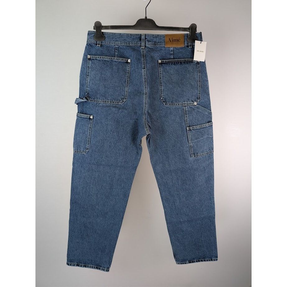 Aime Leon Dore o1rshd1 Denim Carpenter Pants in Mid Wash Size US 36 / EU 52 - 10 Thumbnail