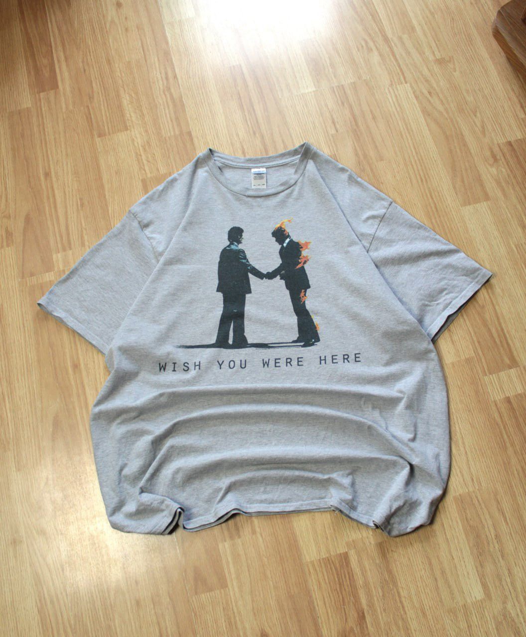 Band Tees 🔥 Pink Floyd Wish You Were Here Rock Band T Shirt Vintage Size US XXL / EU 58 / 5 - 1 Thumbnail