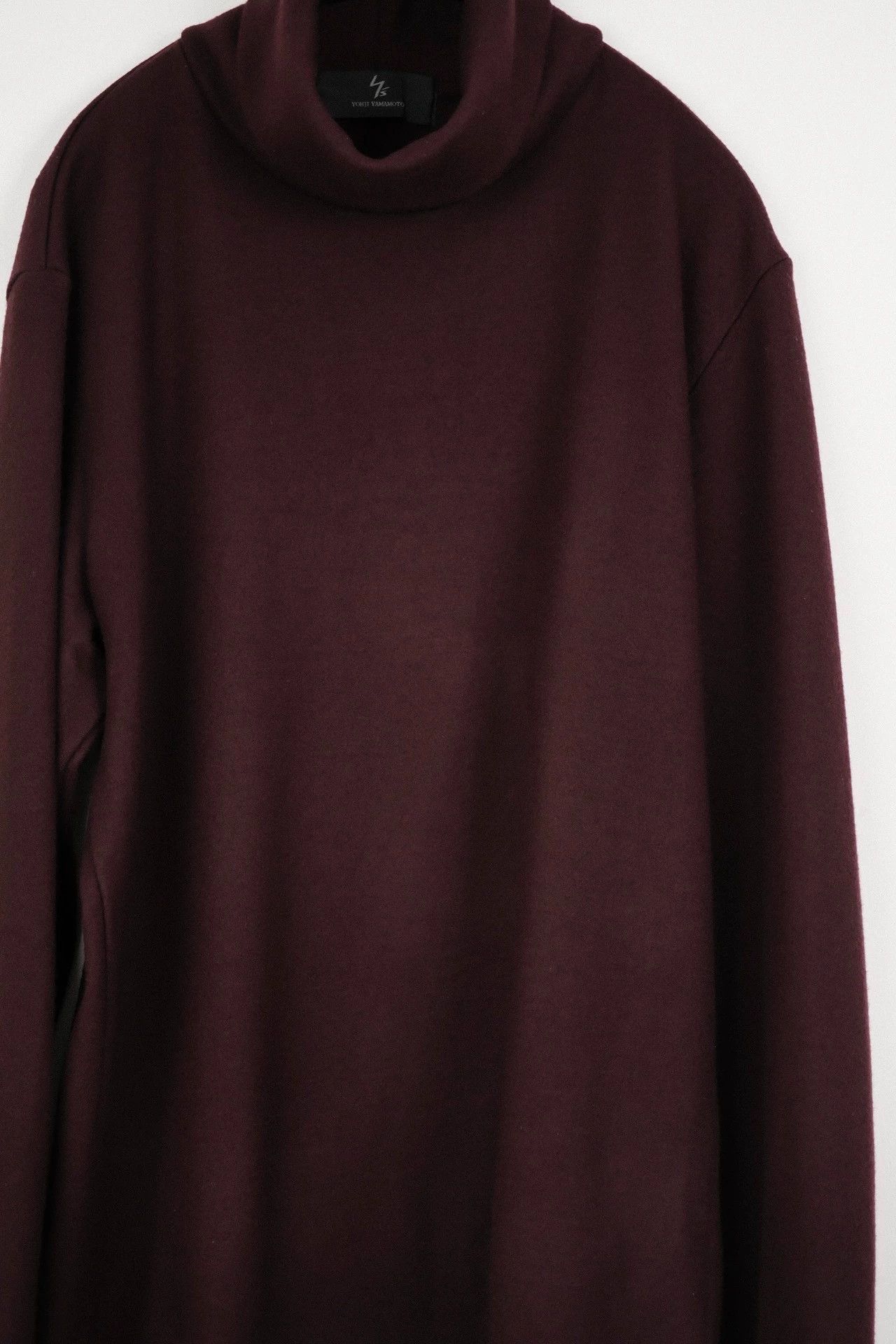 Yohji Yamamoto Yohji Yamamoto 05AW yohji High Neck Bordeaux Red Knit 3 Size US L / EU 52-54 / 3 - 3 Thumbnail