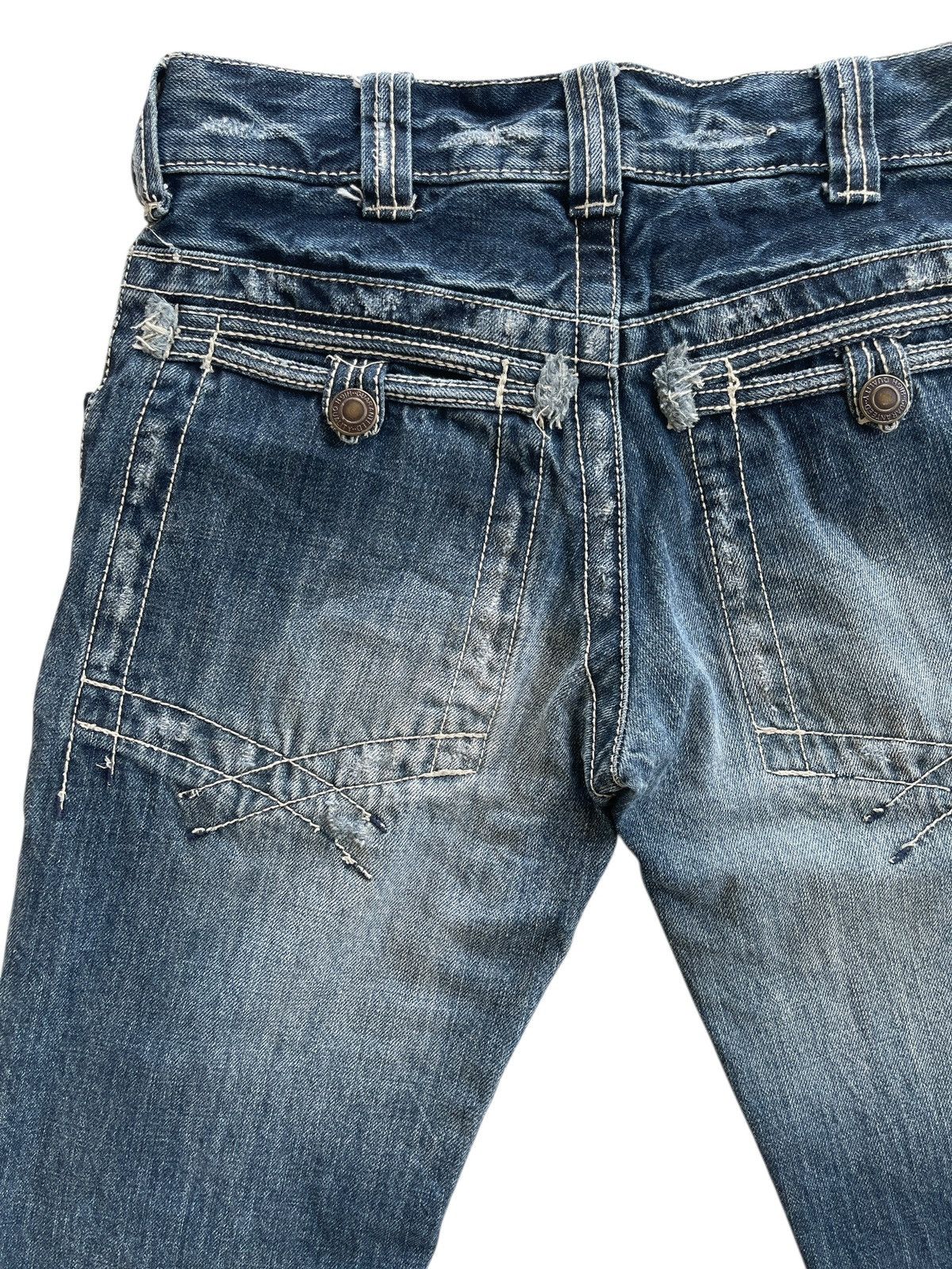 Japanese Brand On Board Distressed LGB Style Denim Size US 28 / EU 44 - 10 Thumbnail
