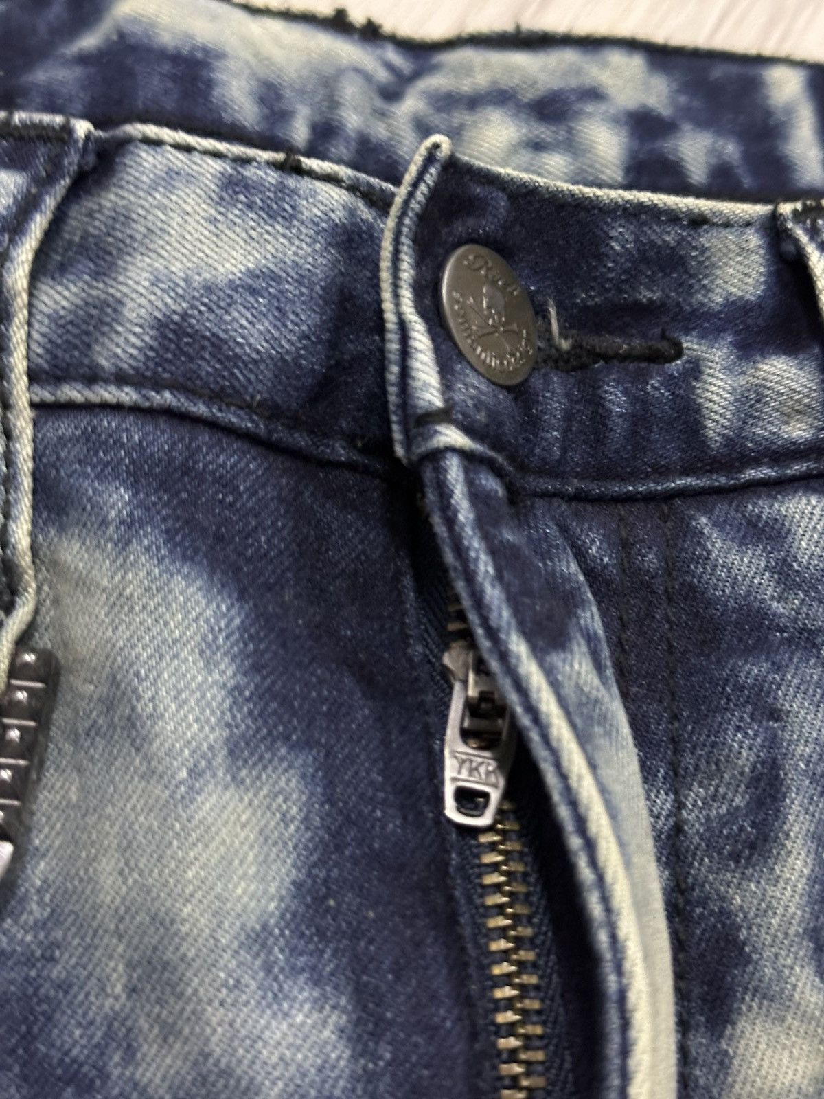 Mastermind Japan × Roen Roen Japan x Semantic Acid Wash Distressed Style Denim Pant Size US 29 - 10 Thumbnail