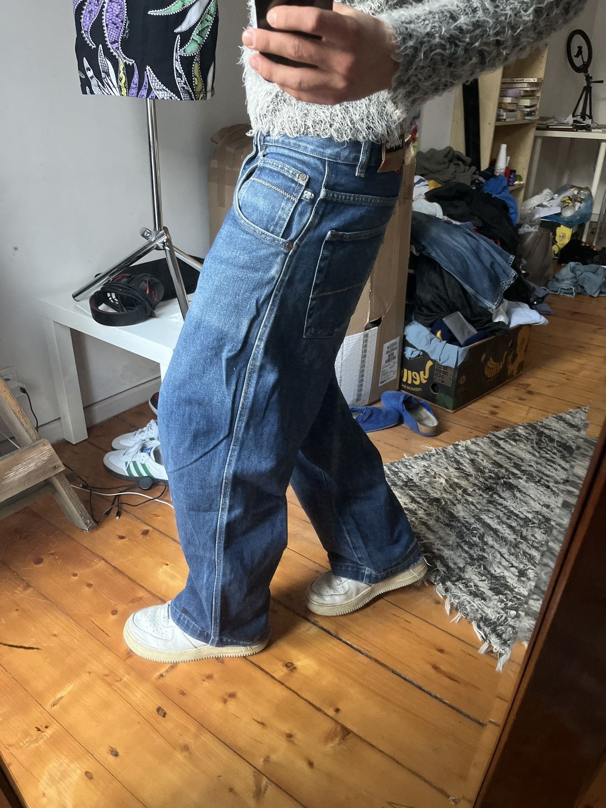 Japanese Brand × Pelle Pelle Denim Skate Wide leg Pants y2k Pelle Pelle Size US 32 / EU 48 - 2 Thumbnail