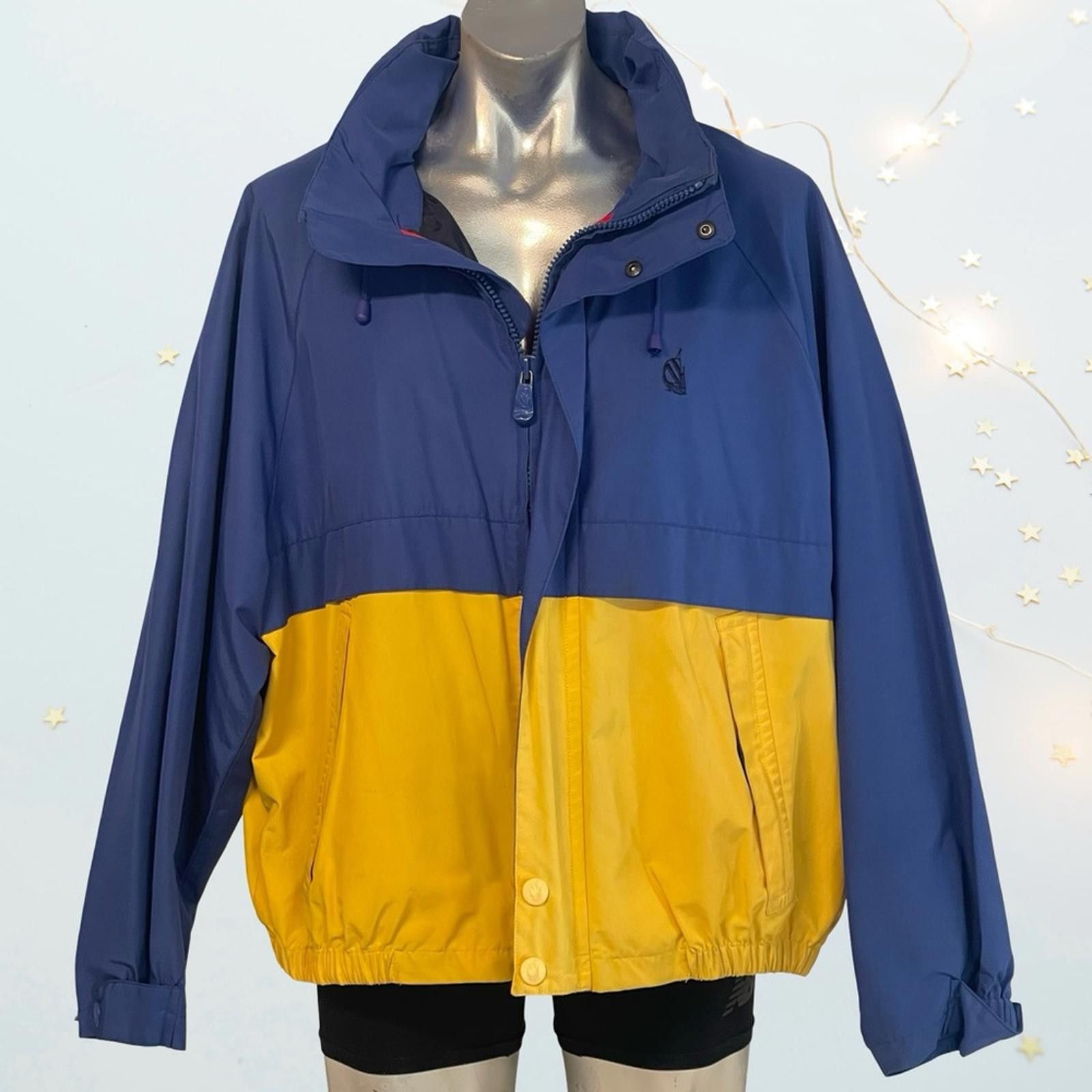 Nautica 90's Vintage Nautica two tone Competition Jacket in XL size Size US XL / EU 56 / 4 - 1 Thumbnail