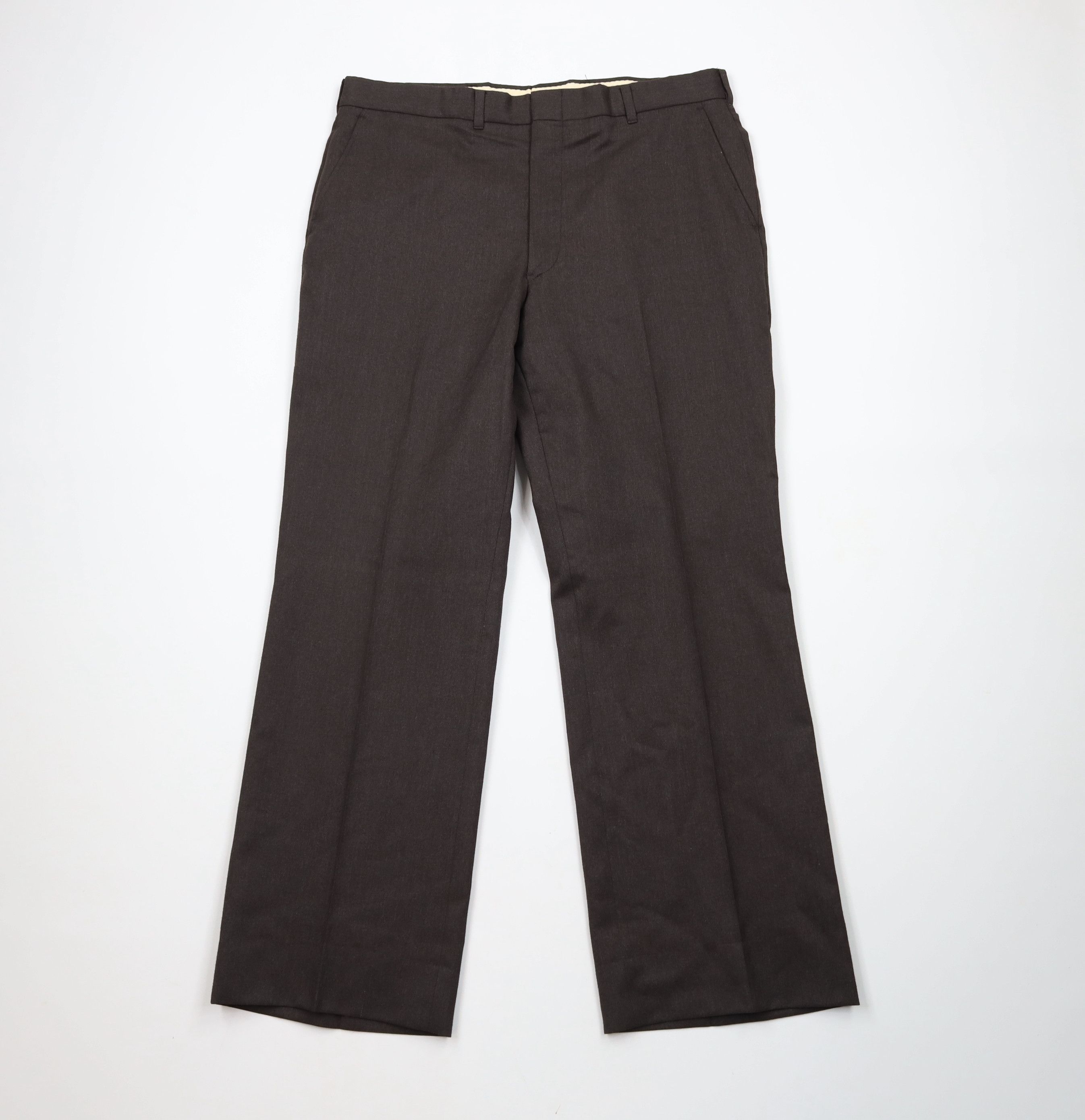 Vintage Vintage 60s 70s Streetwear Bottoms Chino Pants Brown USA Size US 34 / EU 50 - 1 Thumbnail