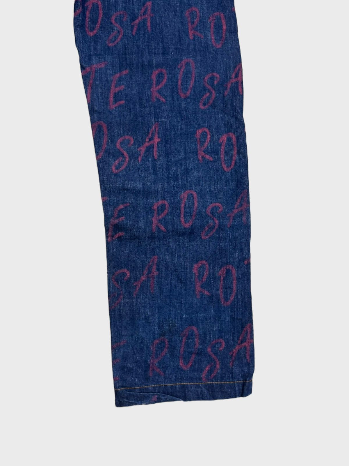 Japanese Brand ROTE ROSA All Print Distressted Denim Jeans Size US 32 / EU 48 - 14 Thumbnail