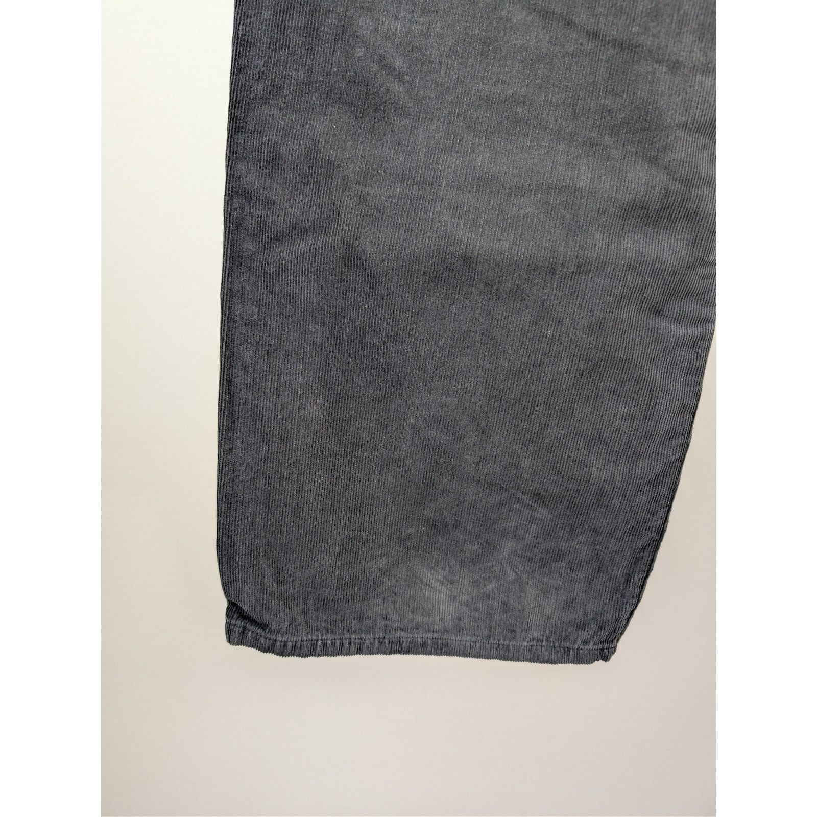 Balenciaga o1rshd1 Japanese Cotton Corduroy Denim Baggy Pants in Black Size US 28 / EU 44 - 16 Thumbnail