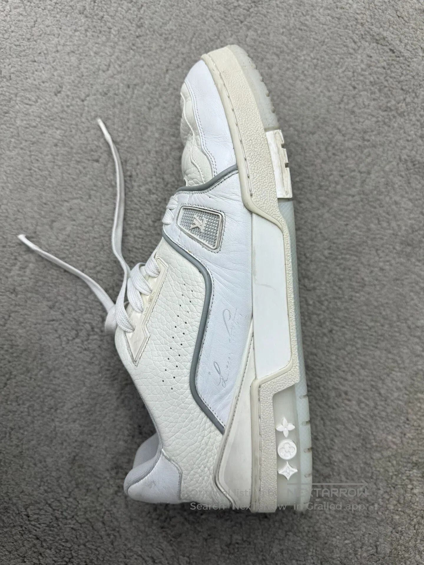 Louis Vuitton Louis Vuitton 9 White Cement Shoes. Size US 10 / EU 43 - 1 Thumbnail