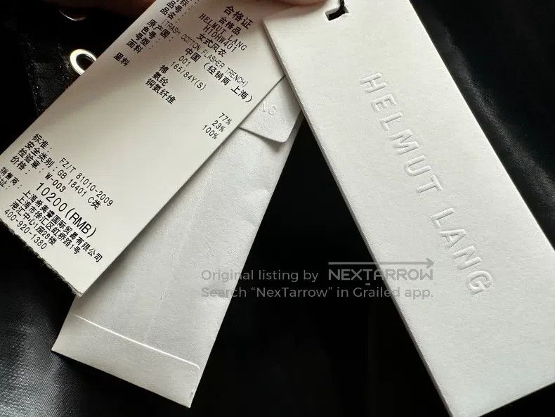 Helmut Lang Helmut Lang Women's Trench Coat Size S / US 4 / IT 40 - 3 Thumbnail