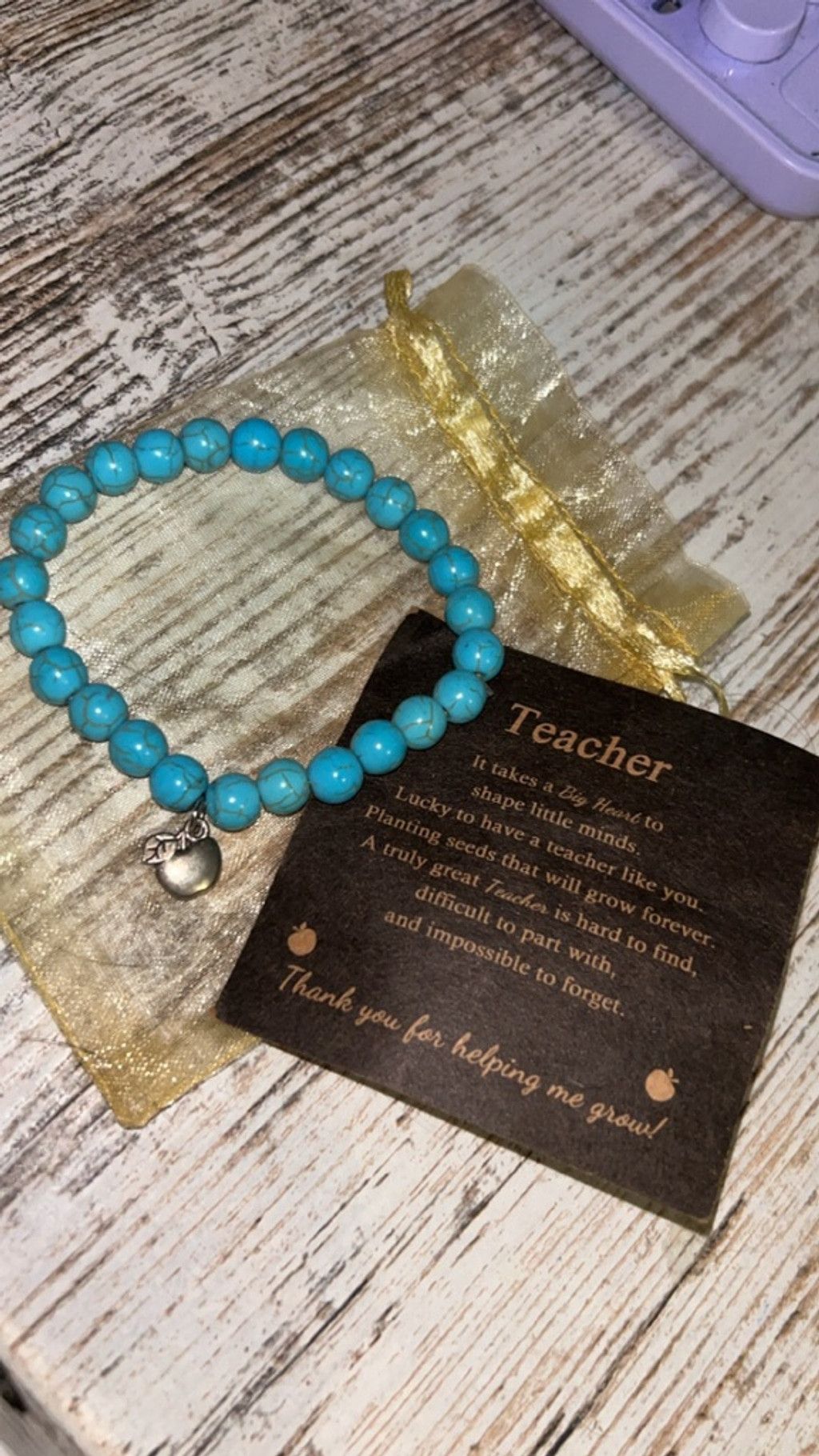 The Unbranded Brand Women's Unbranded Turquoise Beaded Bracelet One Size Size ONE SIZE - 1 Preview