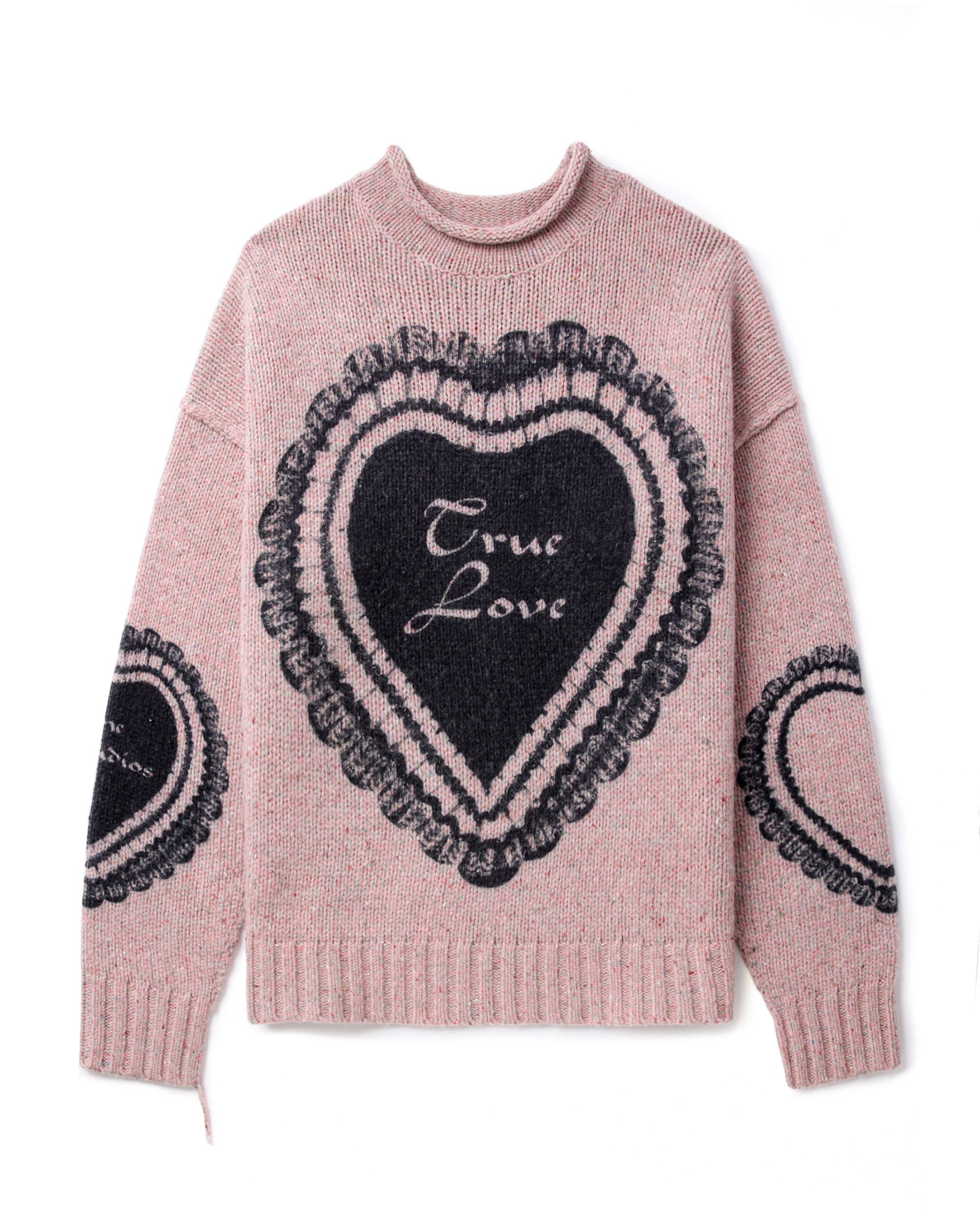 Acne Studios Acne Studios Ornament Text Heart Inset Floral Knitwear Size XS / US 0-2 / IT 36-38 - 1 Thumbnail