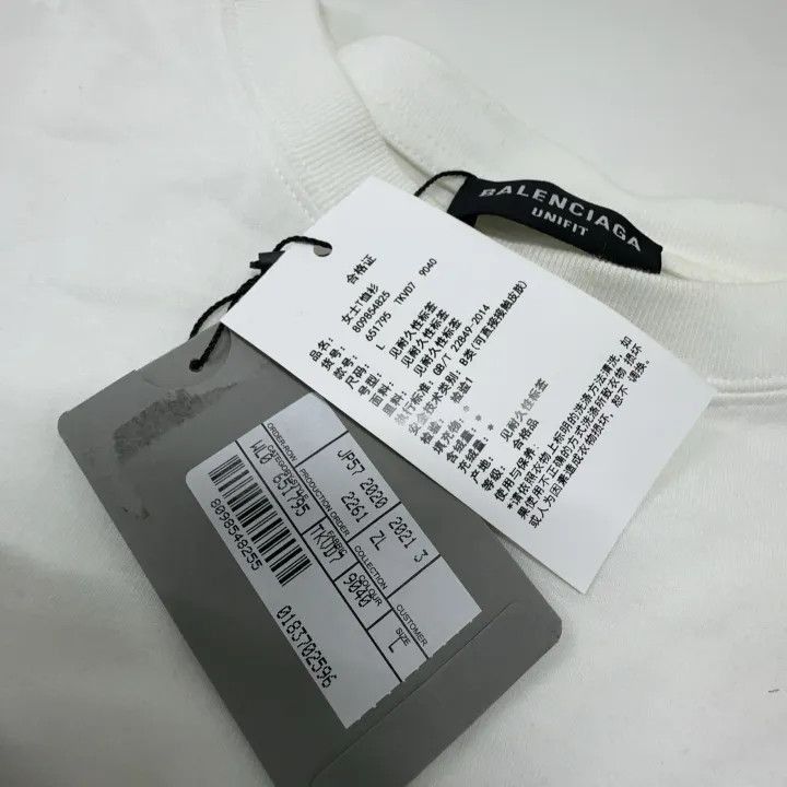 Balenciaga Balenciaga Balenciaga x NASA Unisex White TShirt -2507 Size US L / EU 52-54 / 3 - 2 Thumbnail