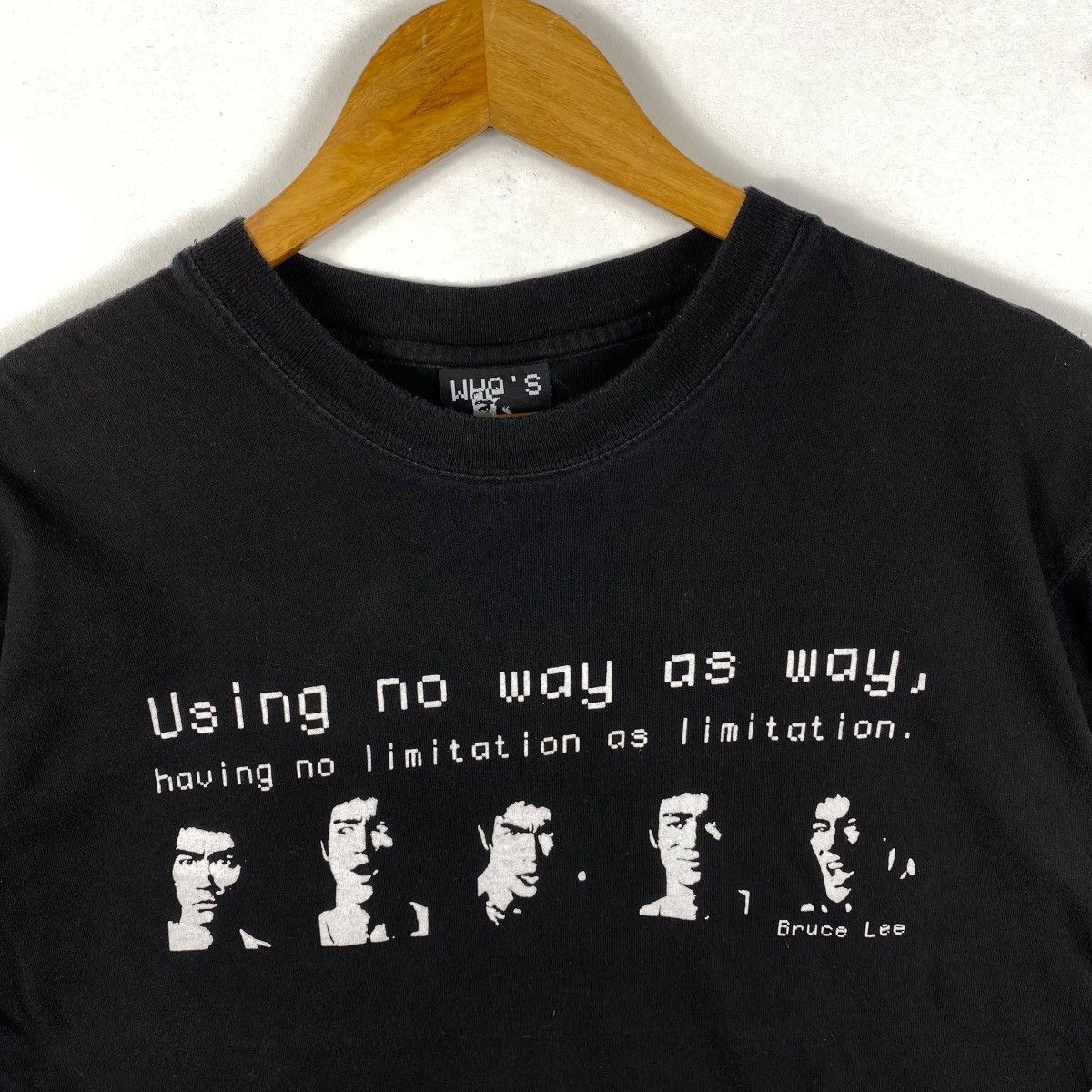 Japanese Brand BRUCE LEE Quote Designed By Who's Graphic Tee Shirt Size US M / EU 48-50 / 2 - 2 Thumbnail